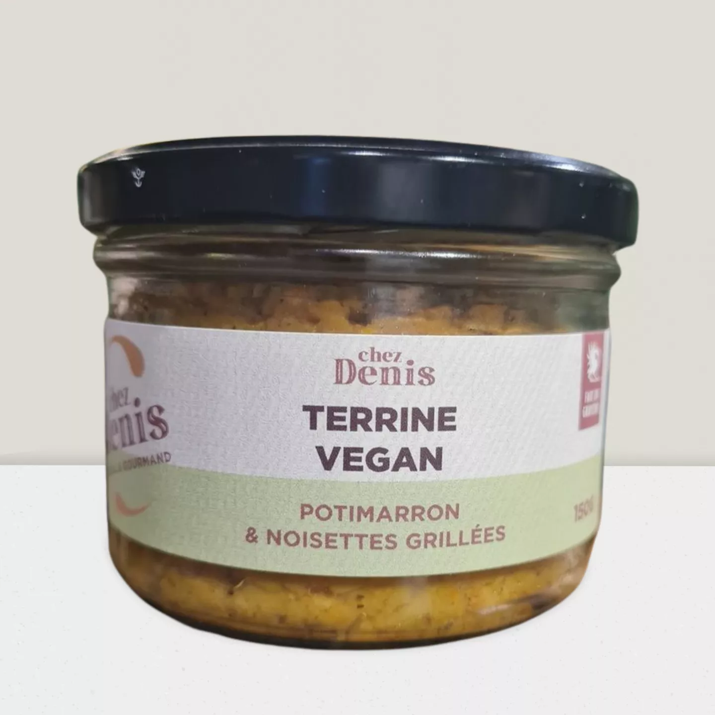 Terrine Vegan, Potimarron & Noisettes 150g