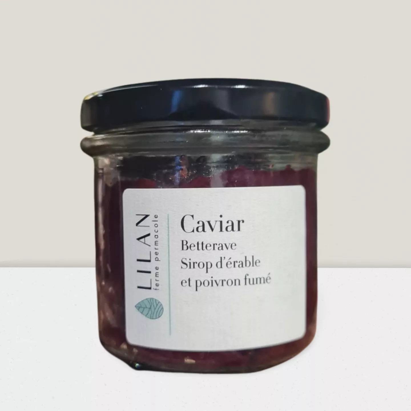 Caviar de Betterave - sirop d'érable & poivron fumé - 120gr