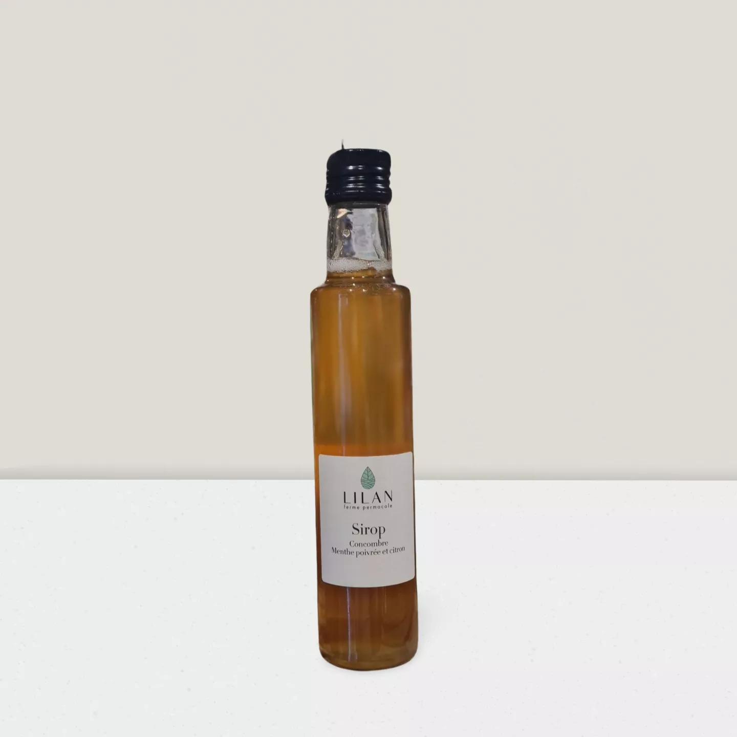 Sirop concombre, menthe poivrée - 250ml