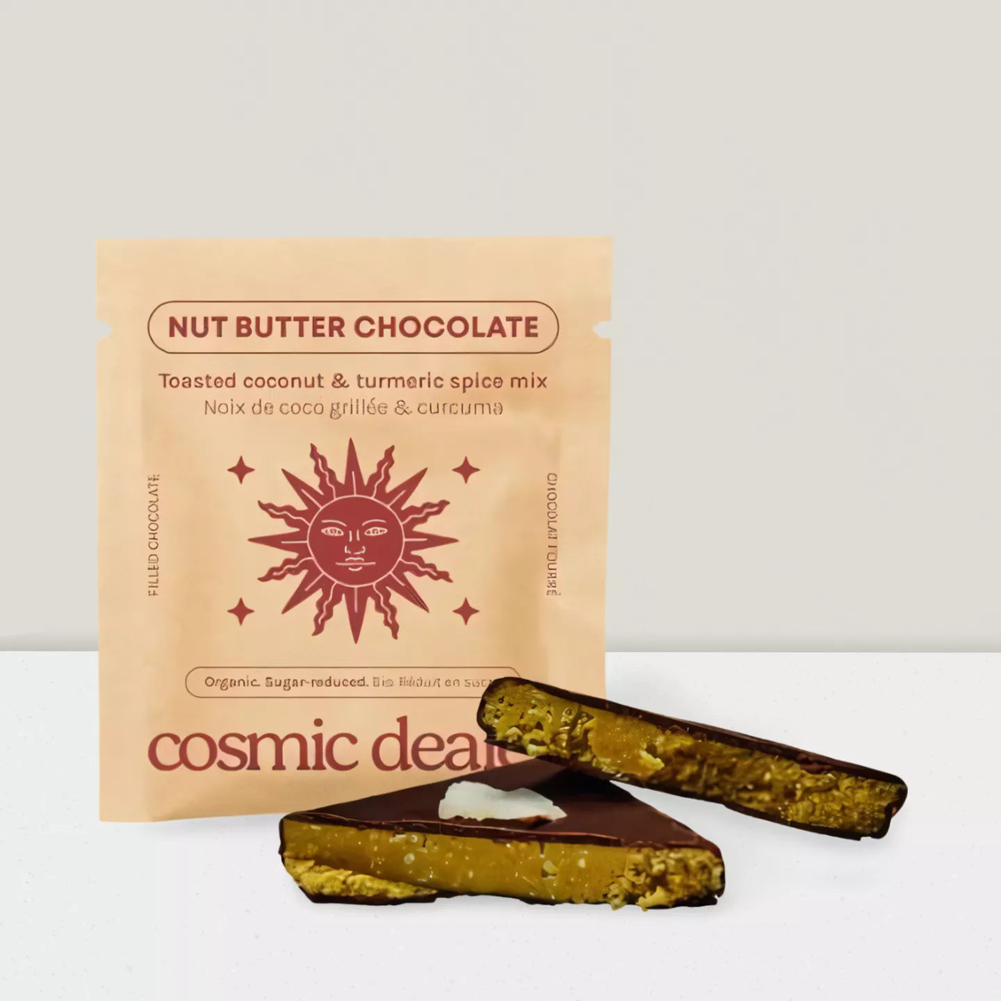 Chocolat Noix de coco grillé & Curcuma 20gr