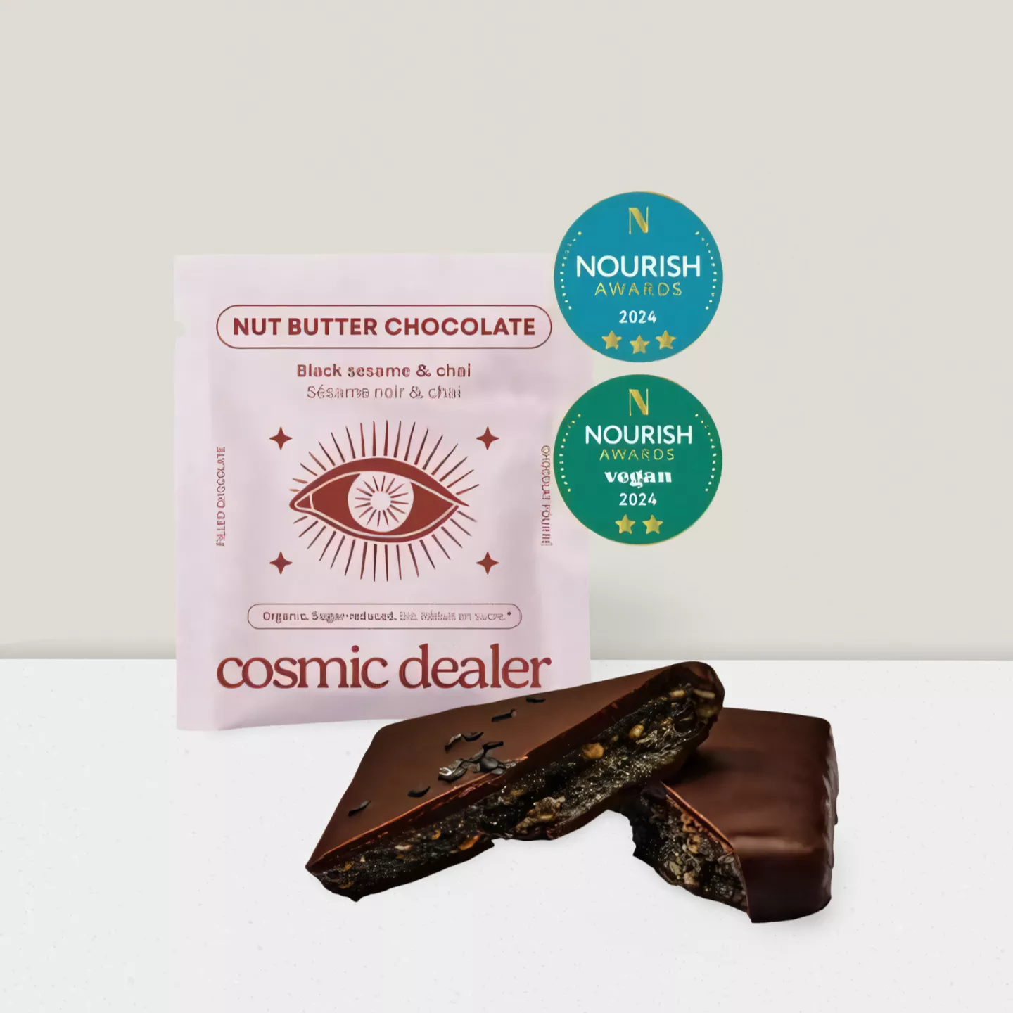 Chocolat Sésame noir & Chaï 20gr