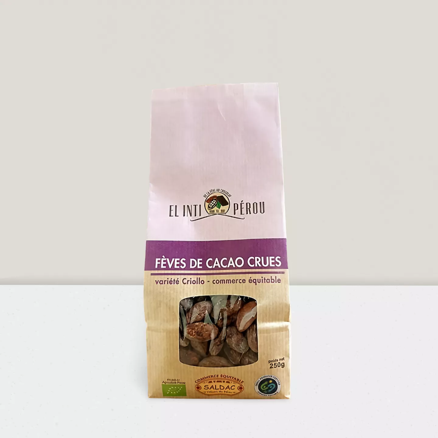 Fèves de cacao crus - 250gr