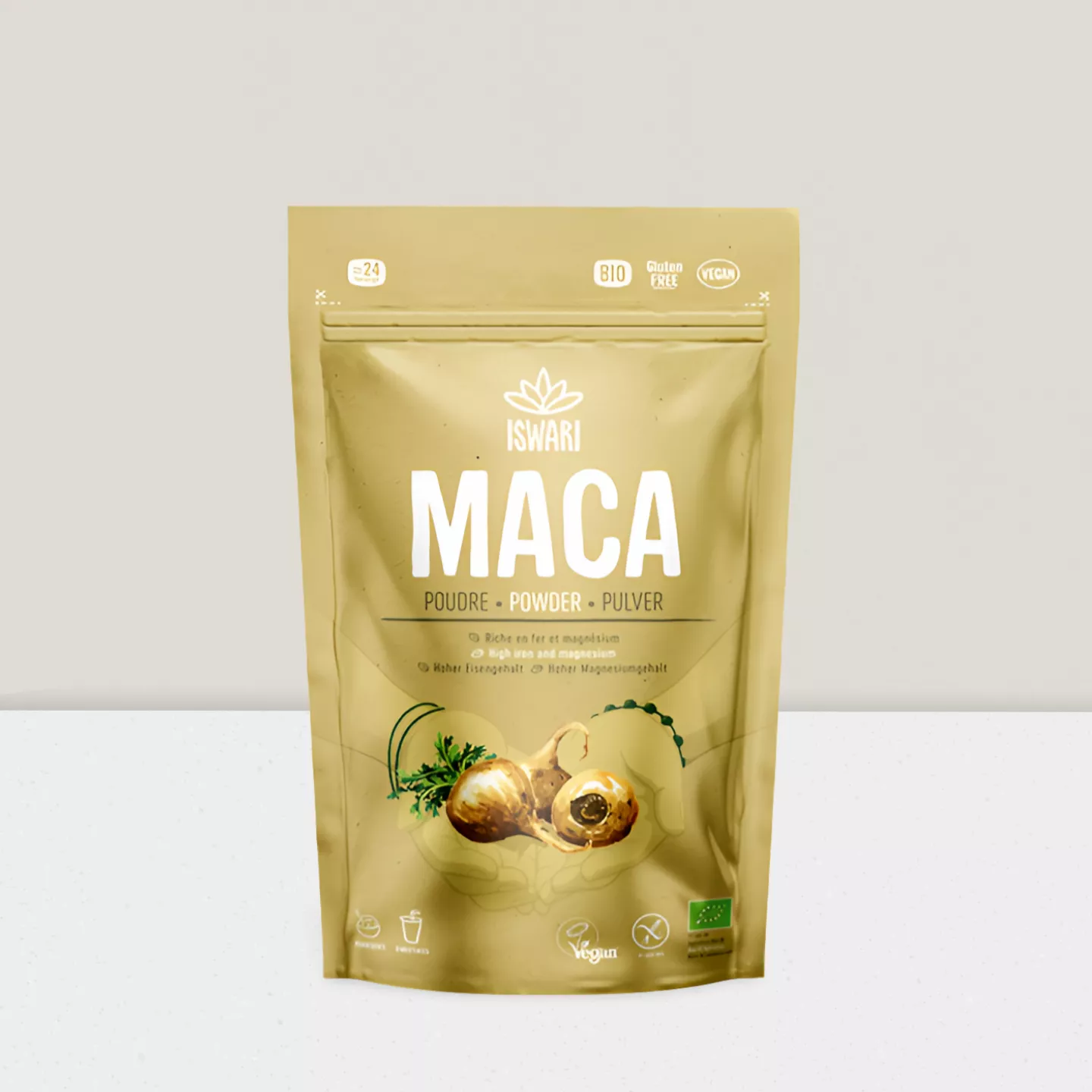 Maca en poudre Iswari - 250g