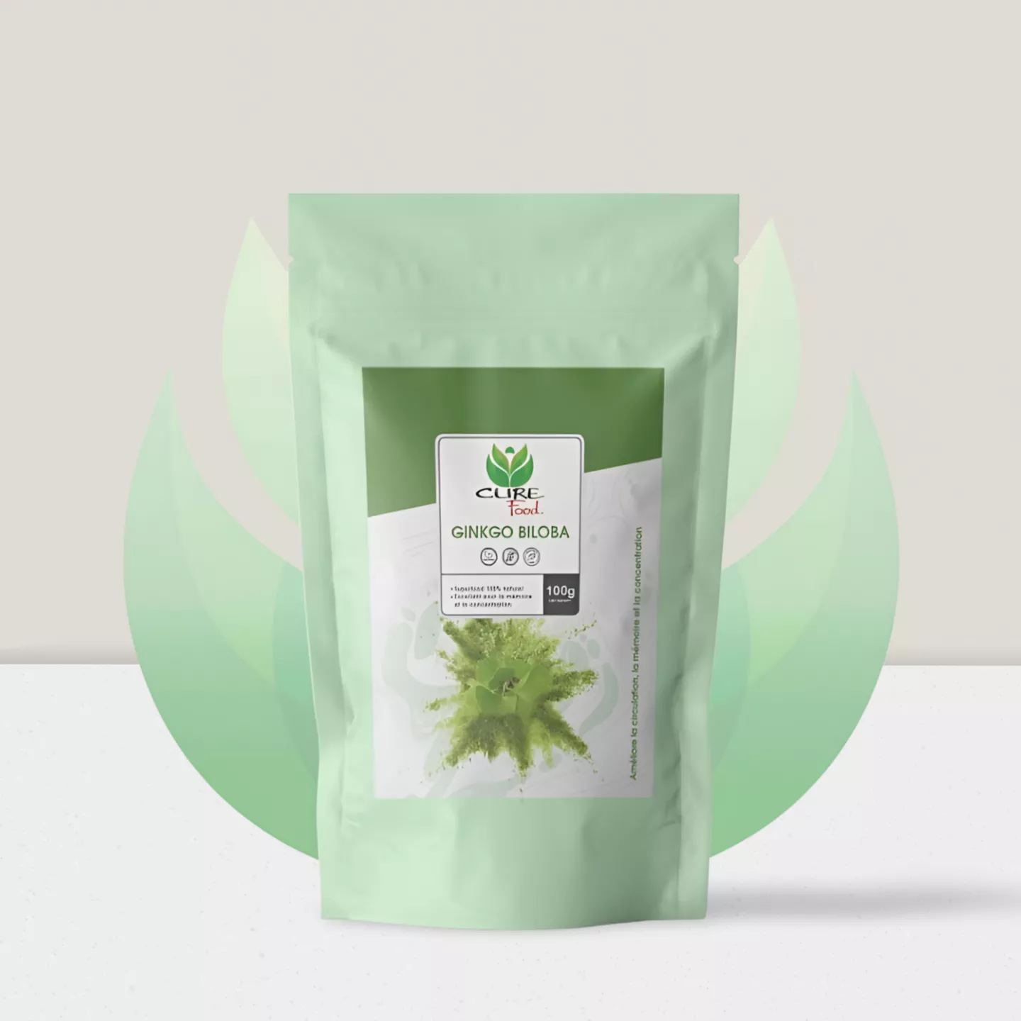 Poudre de Ginkgo Biloba  - 100gr