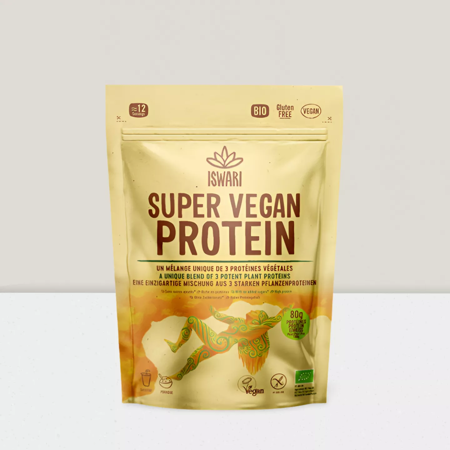 Protéine super vegan (chanvre, pois, riz) 250g