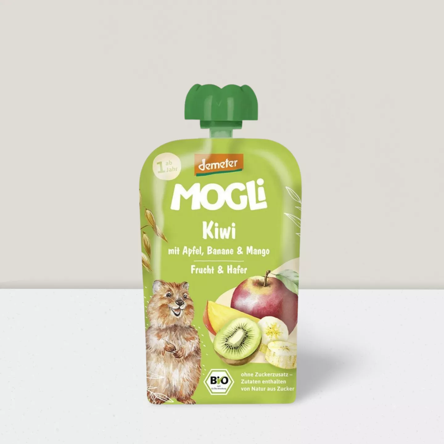 Compote kiwi avec pomme, banane et mangue 100gr