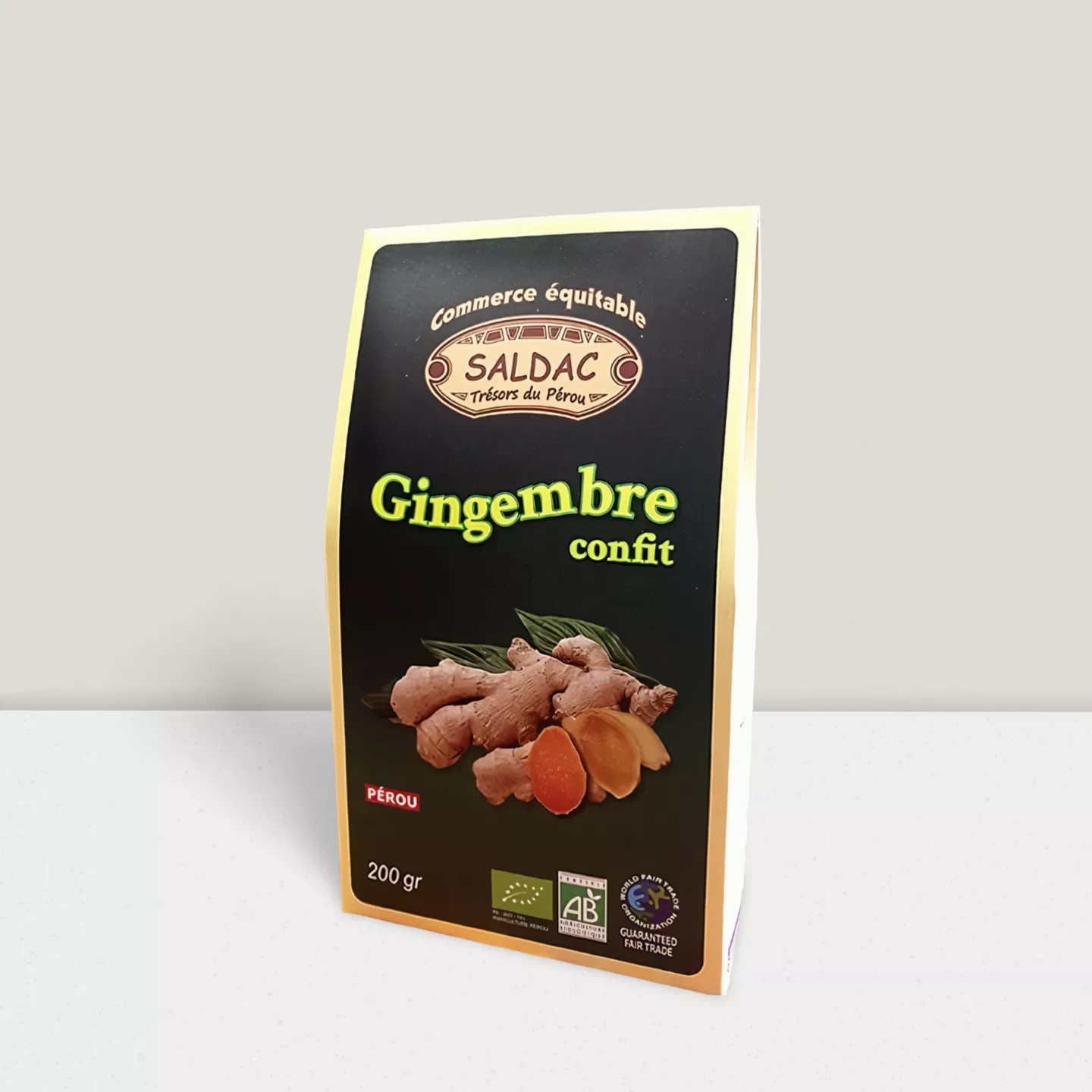 Gingembre confit bio 200 gr