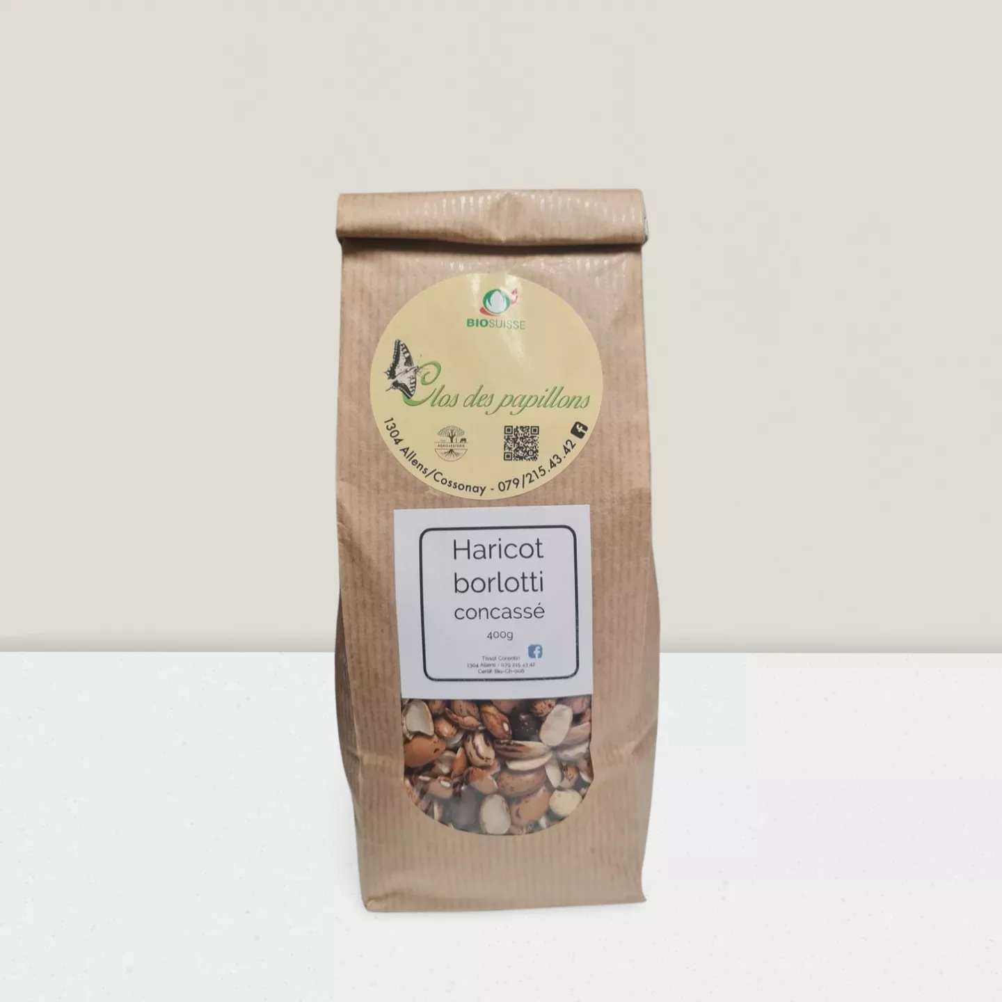 Haricot borlotti concassé 400g