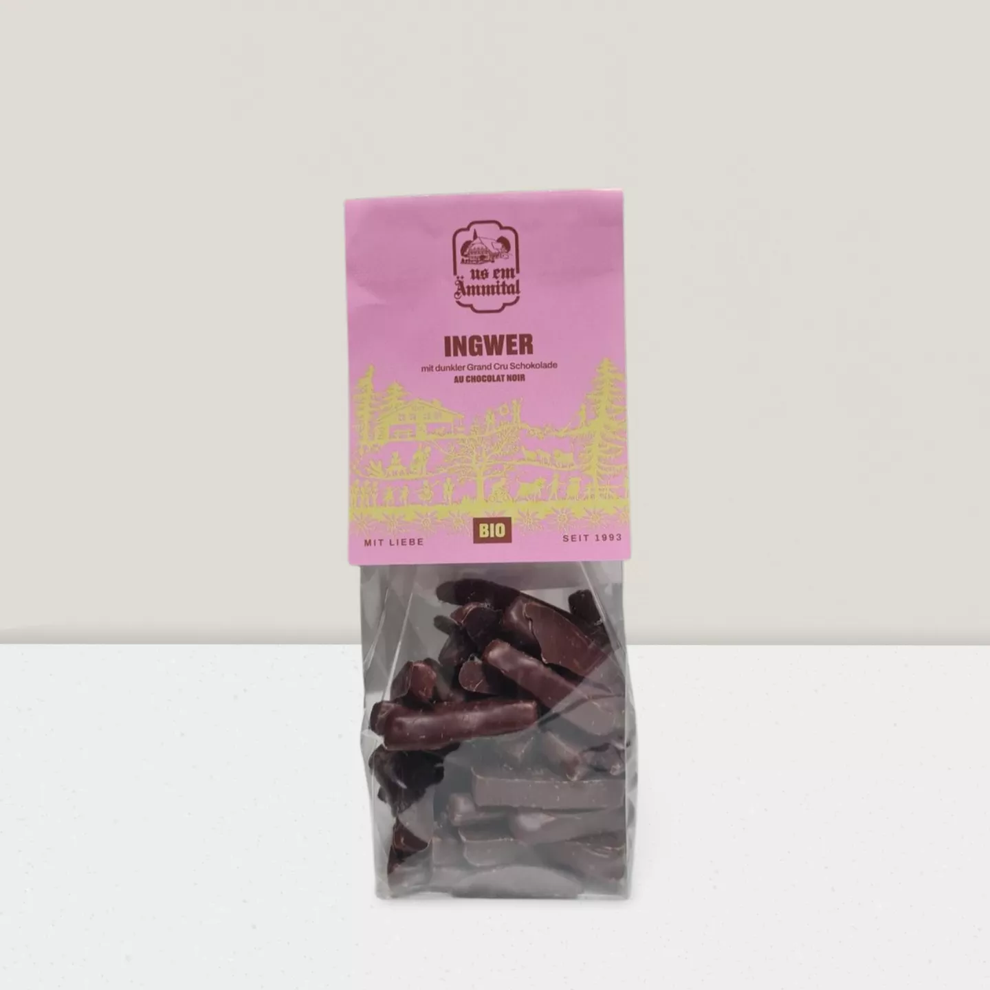 Tiges de gingembre au chocolat - 110g