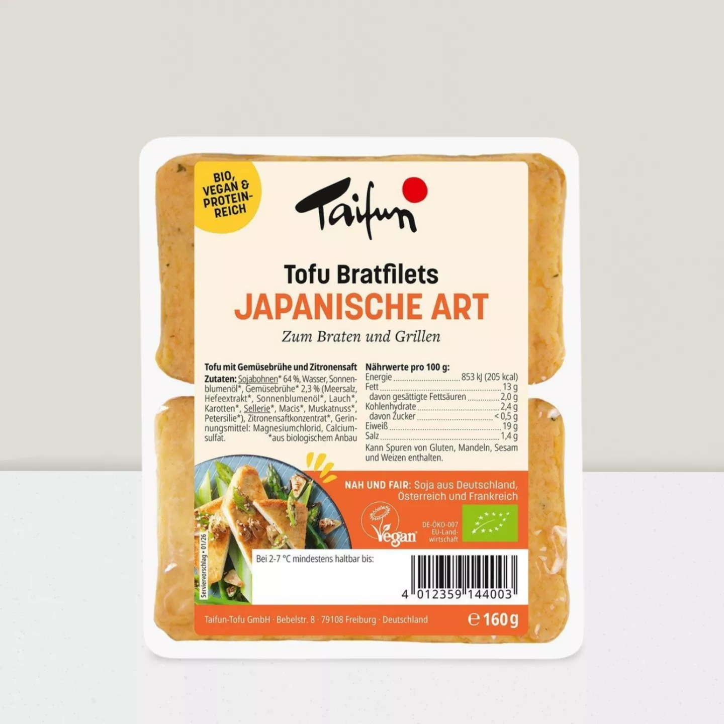 Escalope tofu japonais - 160gr
