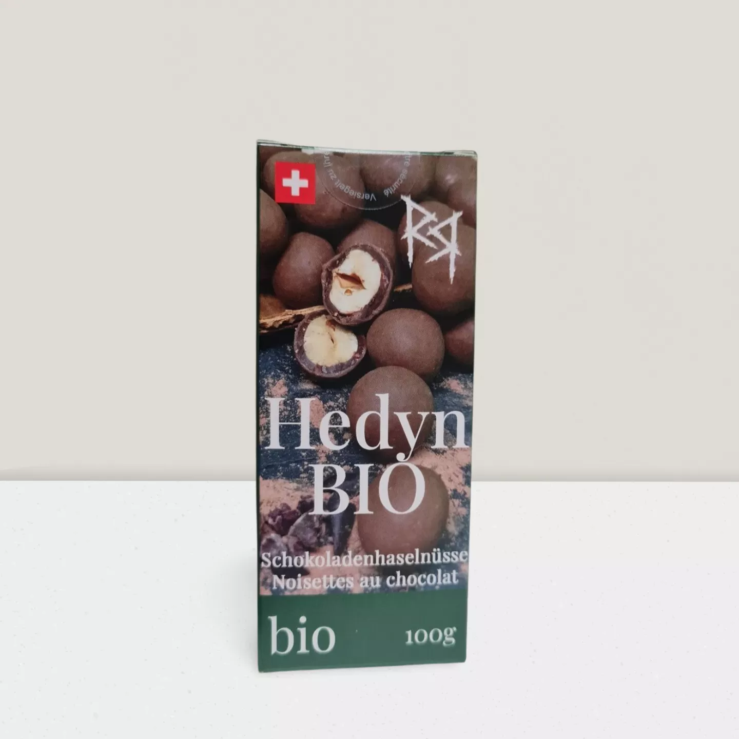 Noisettes enrobées de chocolat brun - 100g -Hedyn