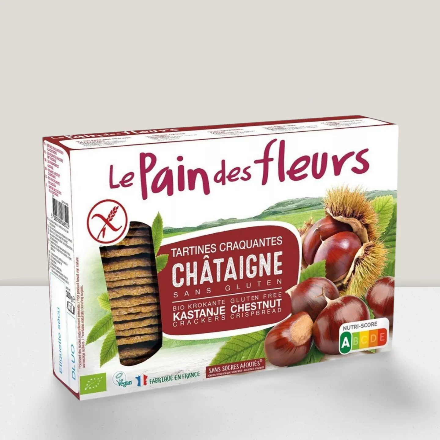 Biscotte - Le Pain des fleurs Châtaigne - 300g (s. gluten)