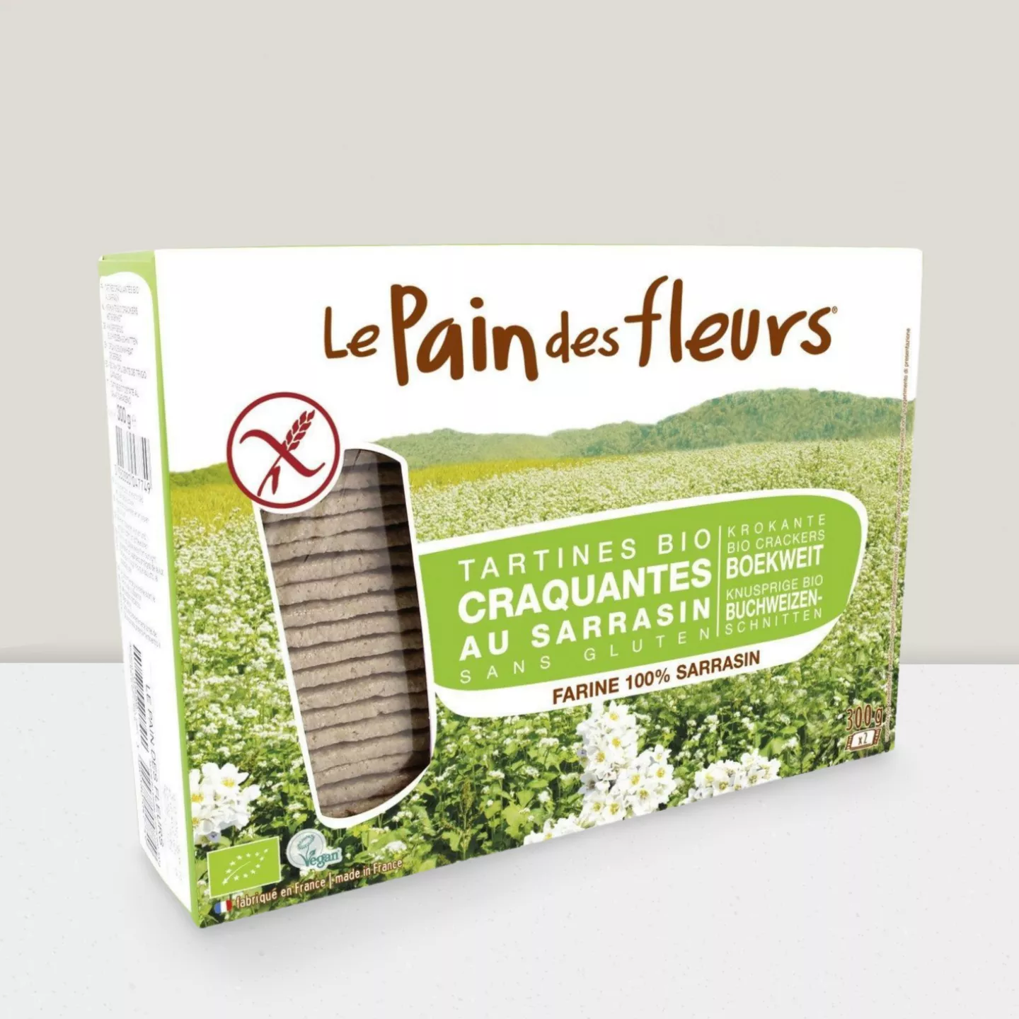 Biscotte - Le Pain des fleurs Sarrasin - 300g (s. gluten)