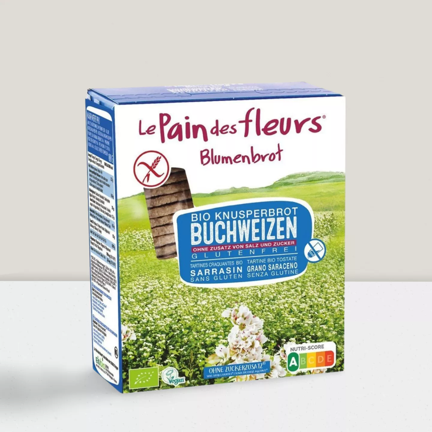 Biscotte - Le Pain des fleurs Sarrasin - 150g (s. sucre, s. sel, s. gluten)
