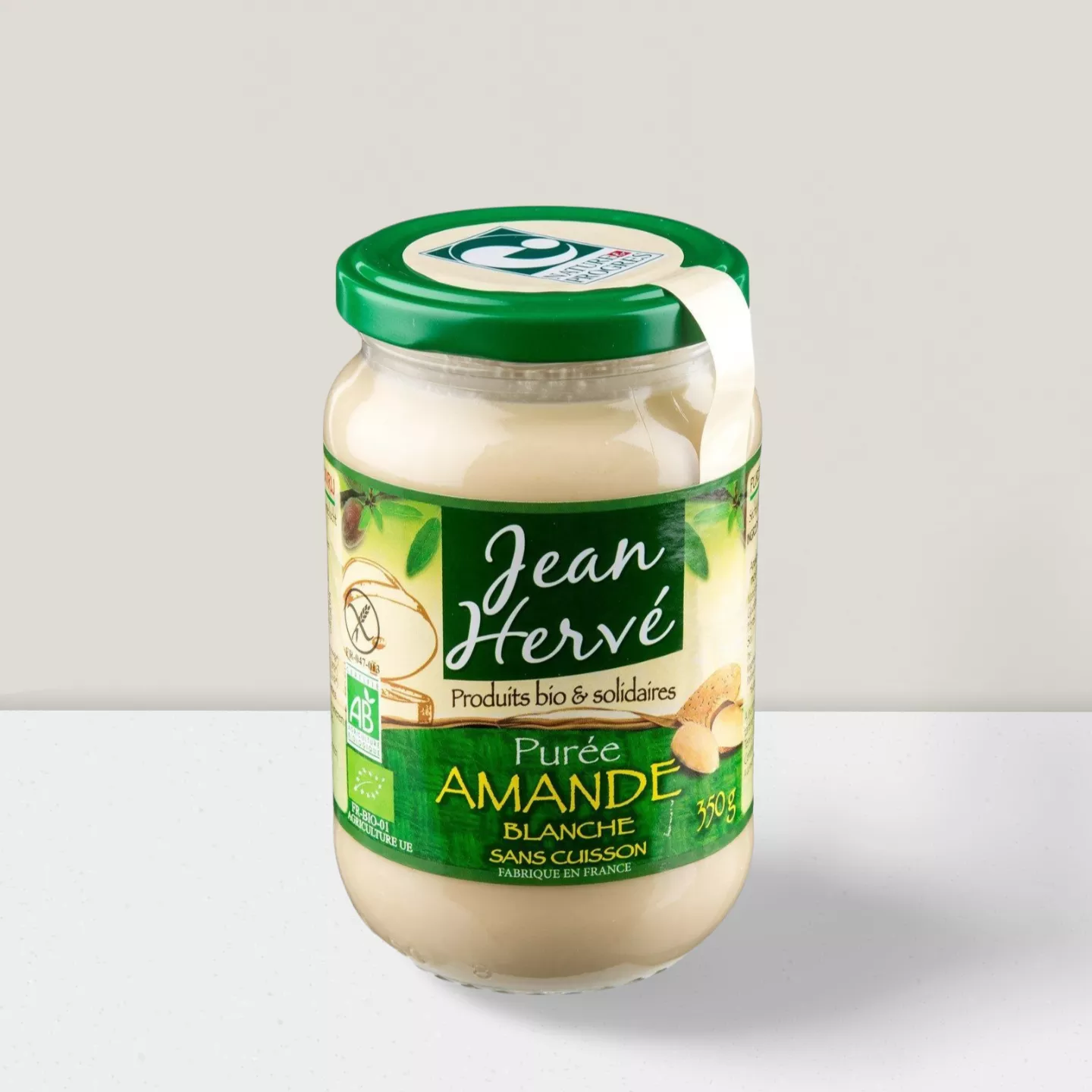 Purée d'amandes blanche - verre 350ml
