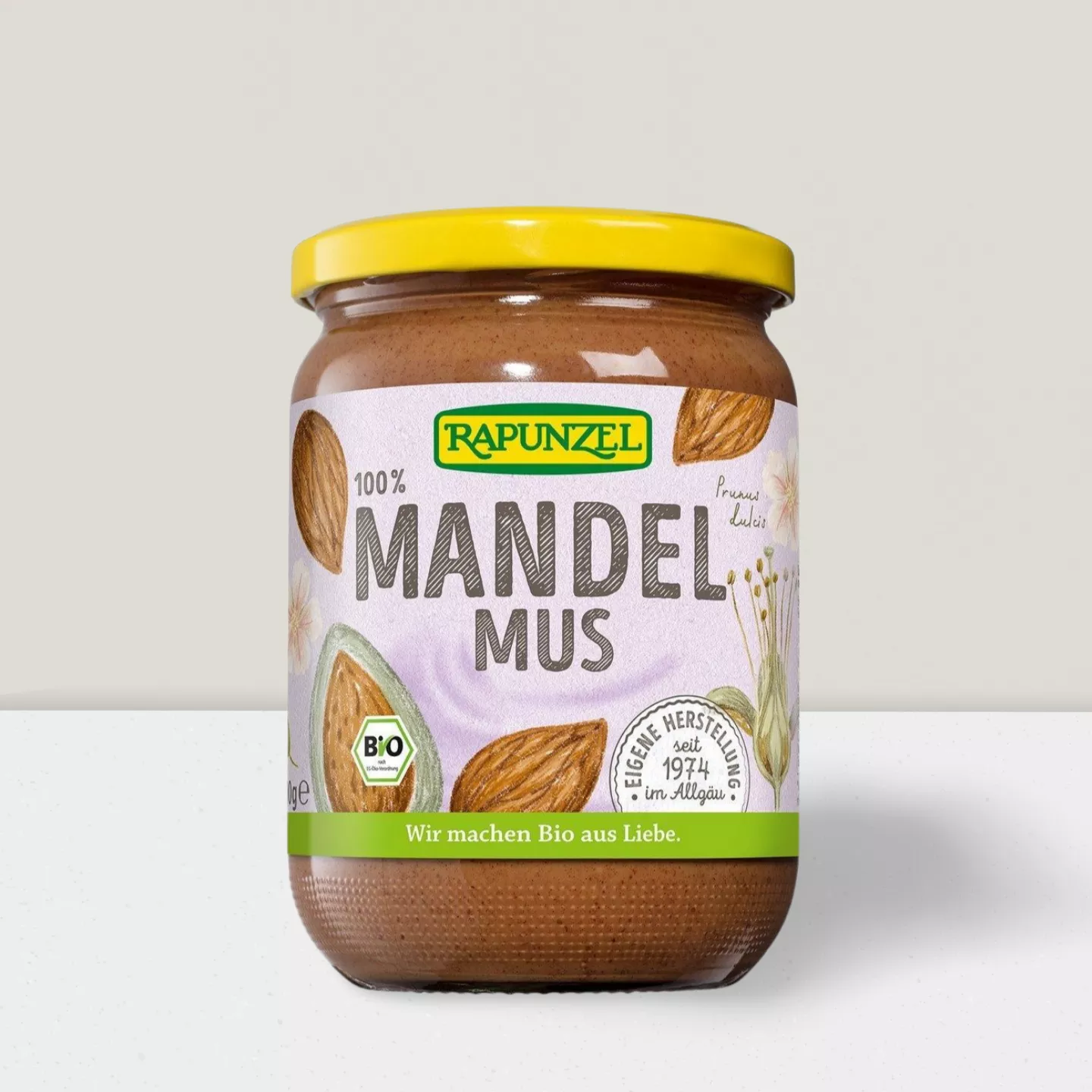 Purée d'amandes brunes - verre 500gr