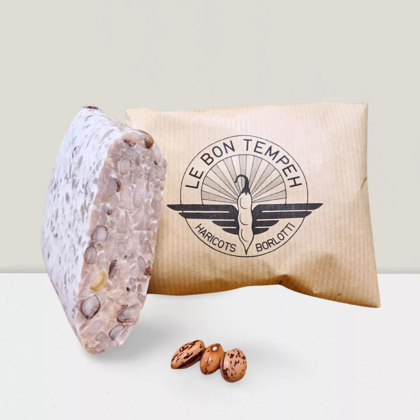 Tempeh haricots borlotti - 200g