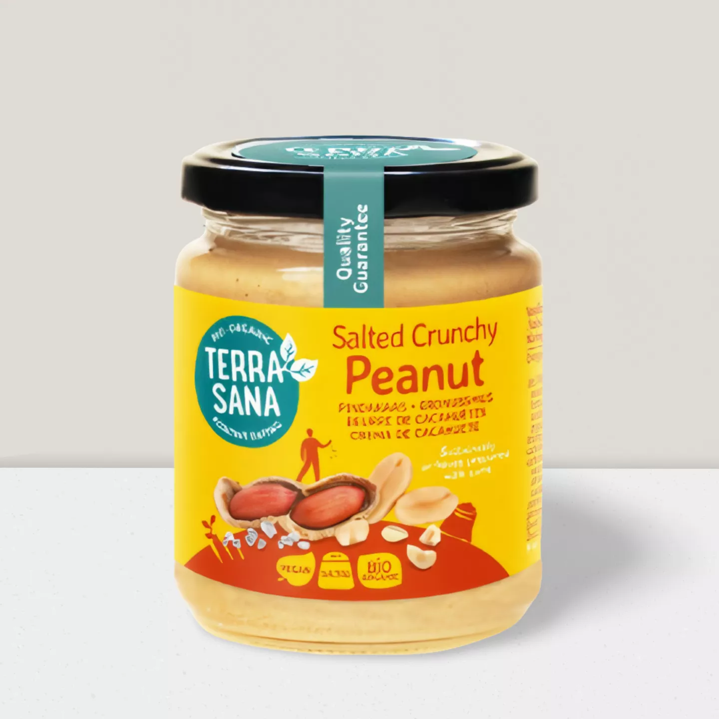 Purée de cacahuètes crunchy 250g