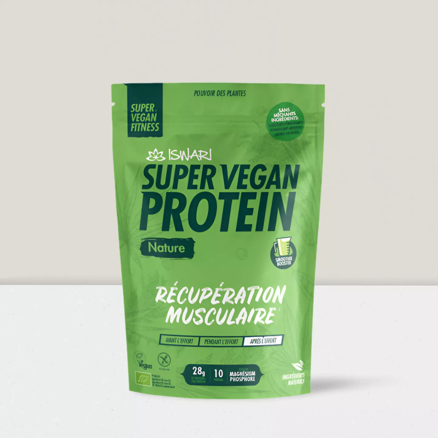 Protéine super vegan (chanvre, pois, riz) 750gr