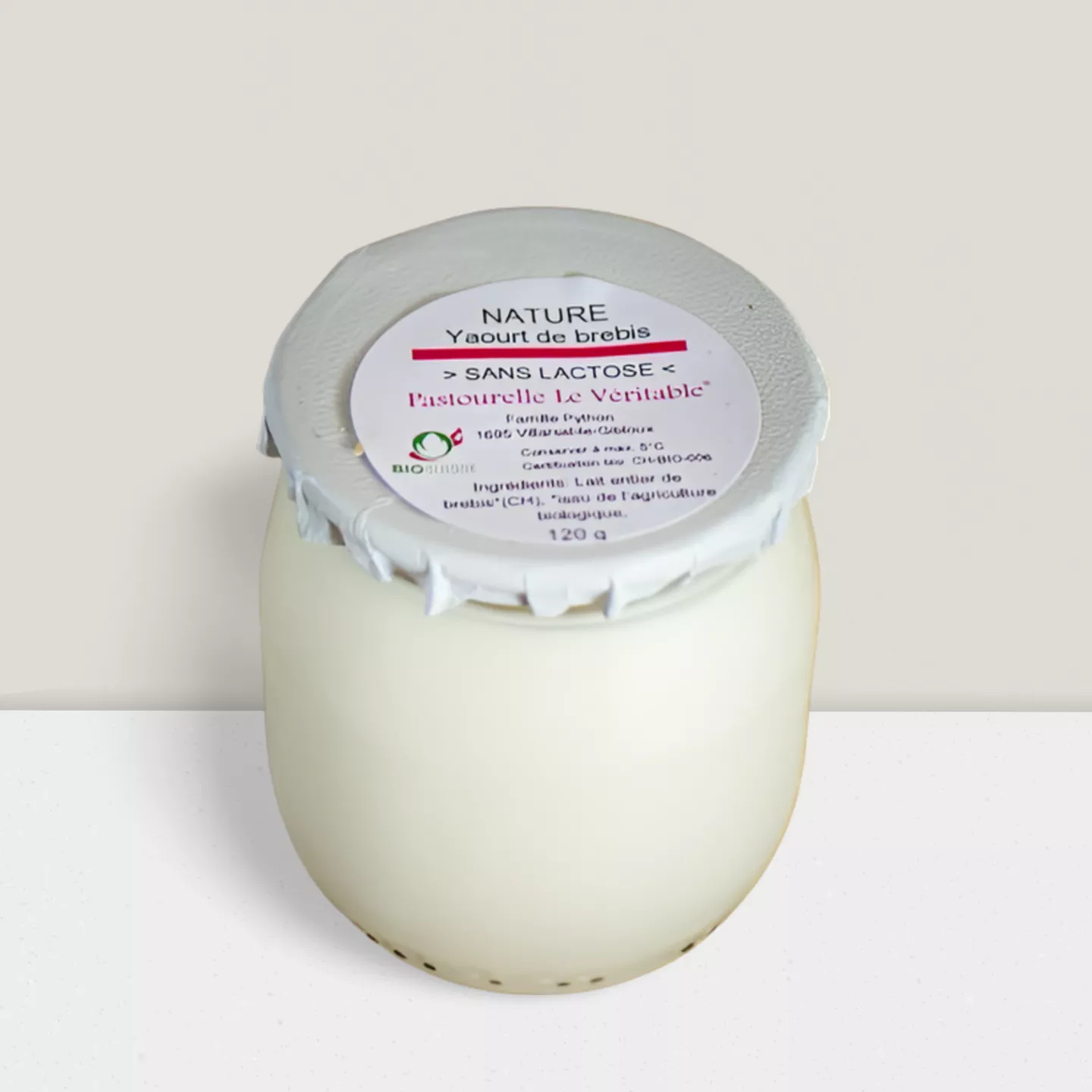 Yaourt Nature SANS LACTOSE 125gr