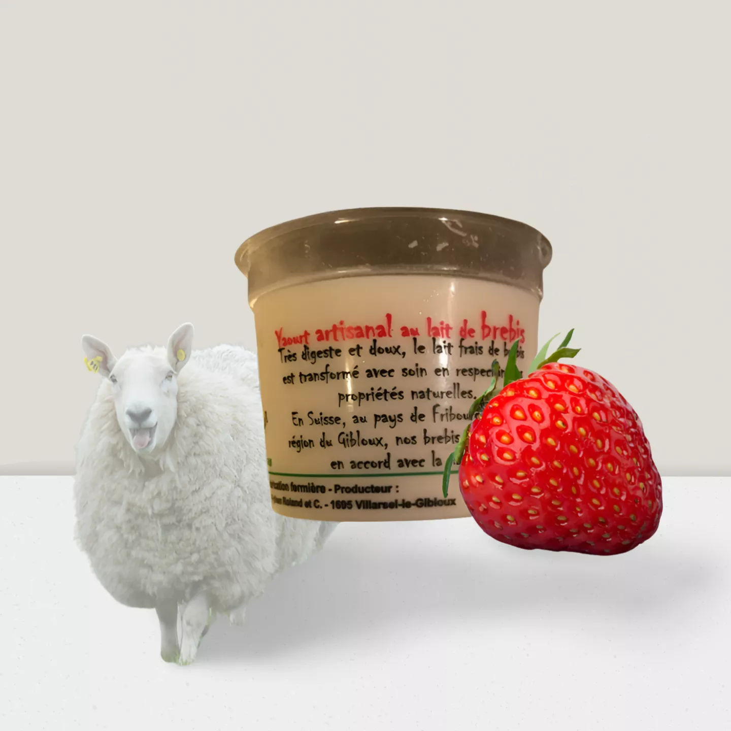Yaourt fraise bi-couche BIO 125g
