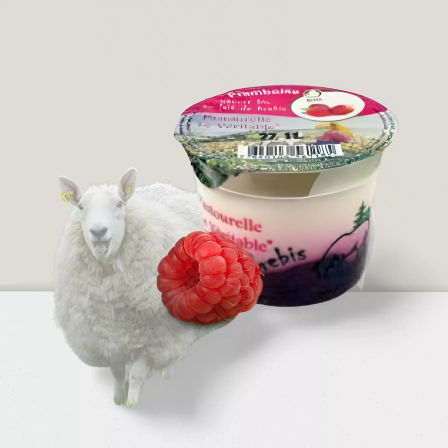 Yaourt framboise bi-couche BIO - 125g