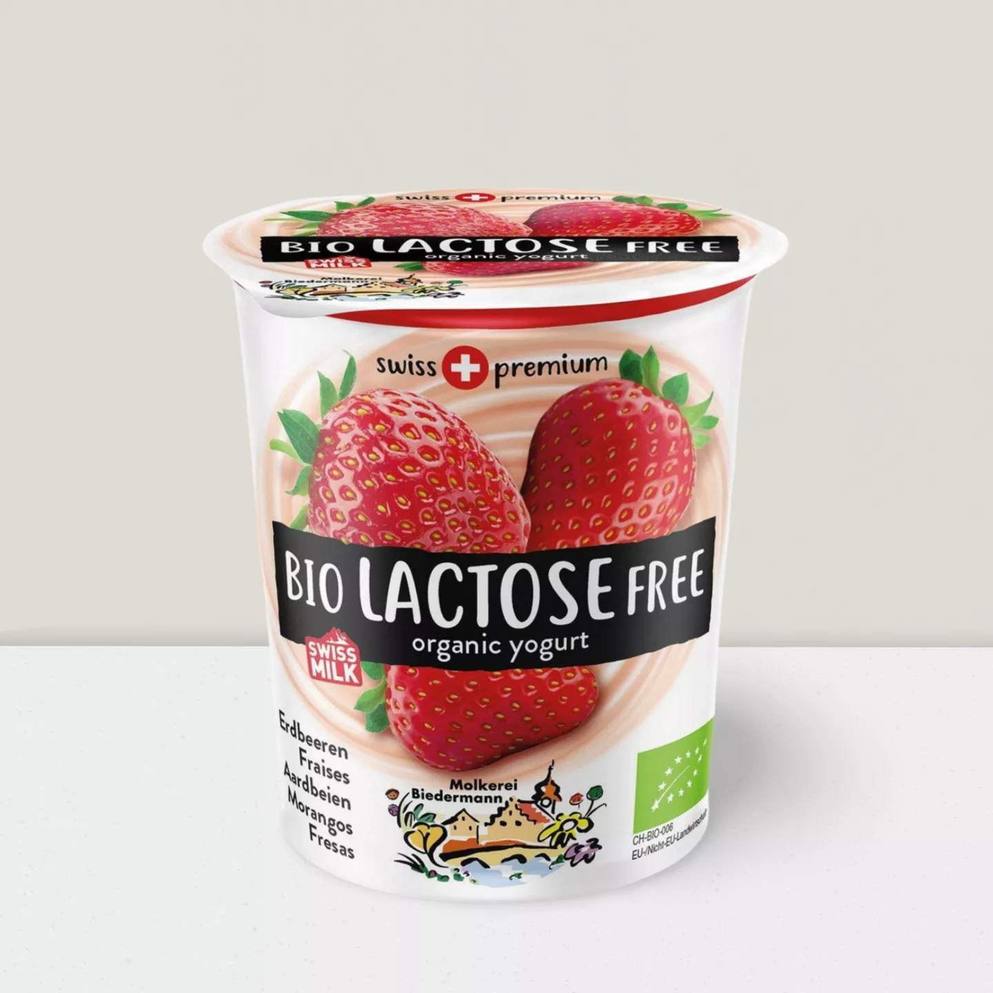 Yogourt sans lactose fraise -200g