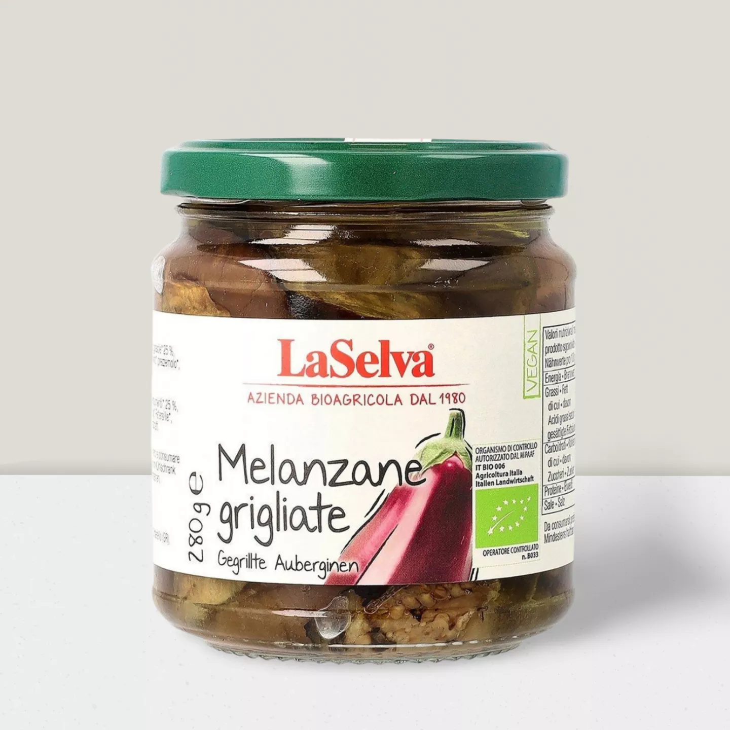 Aubergines grillées à l'huile - verre 280g