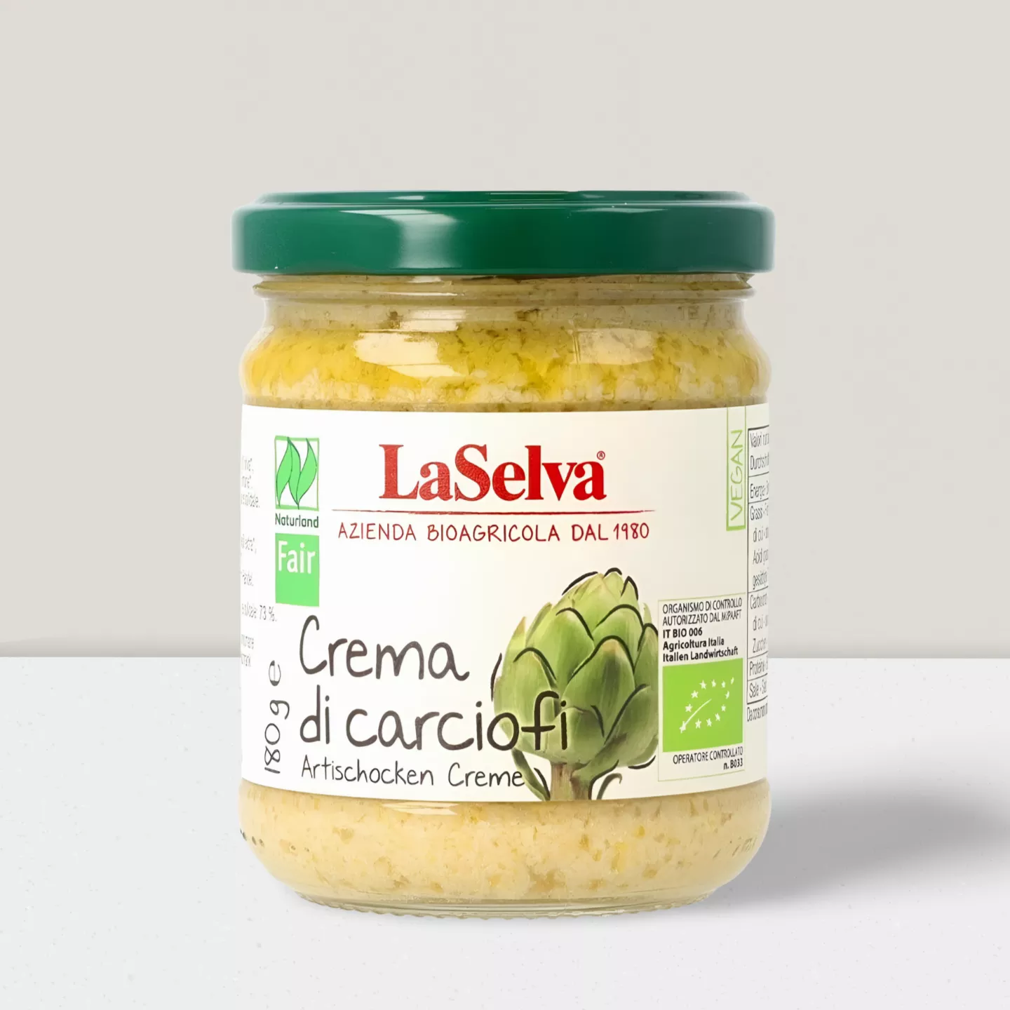 Crème d'artichauts - verre 130gr