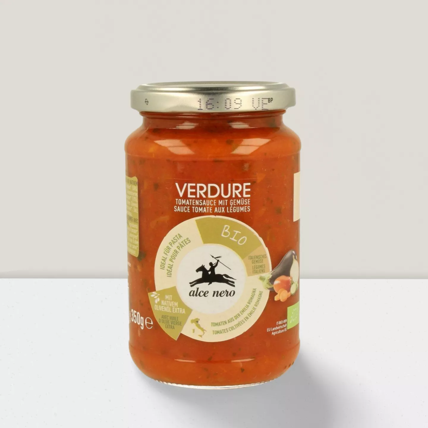 Sauce tomate avec légumes - 350gr