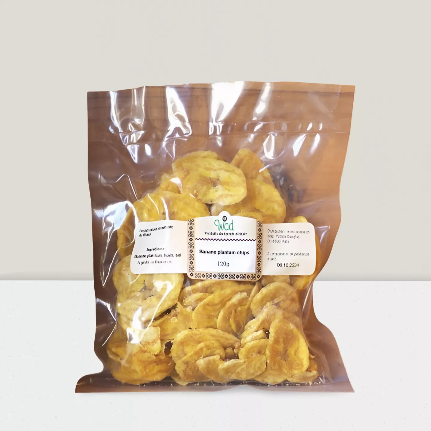 Chips bananes. 120g