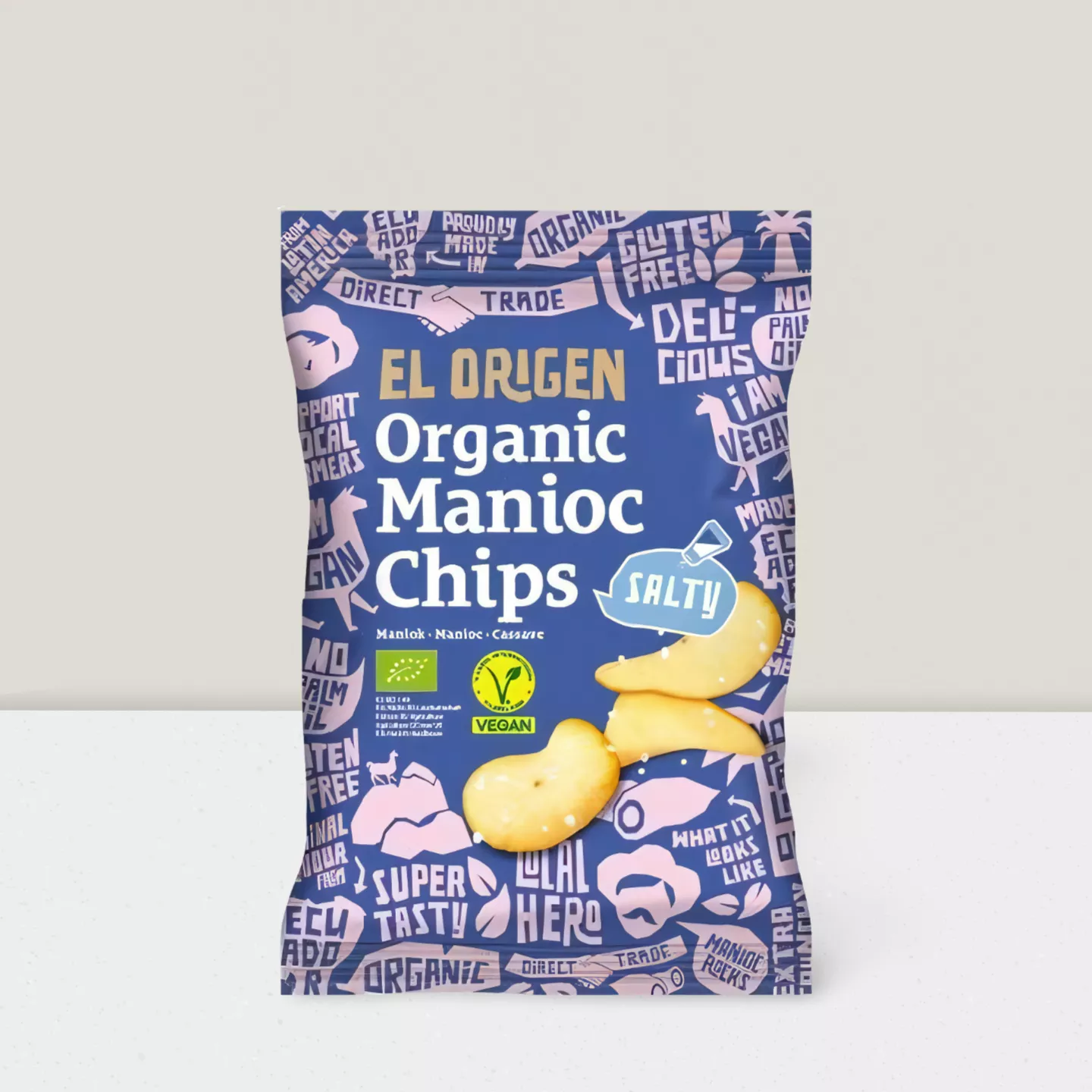Chips de manioc salé - 60gr