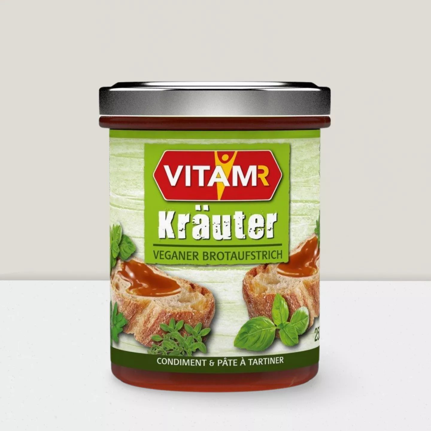 Extrait-levure-R, herbes, bocal, 250 g (s. gluten)