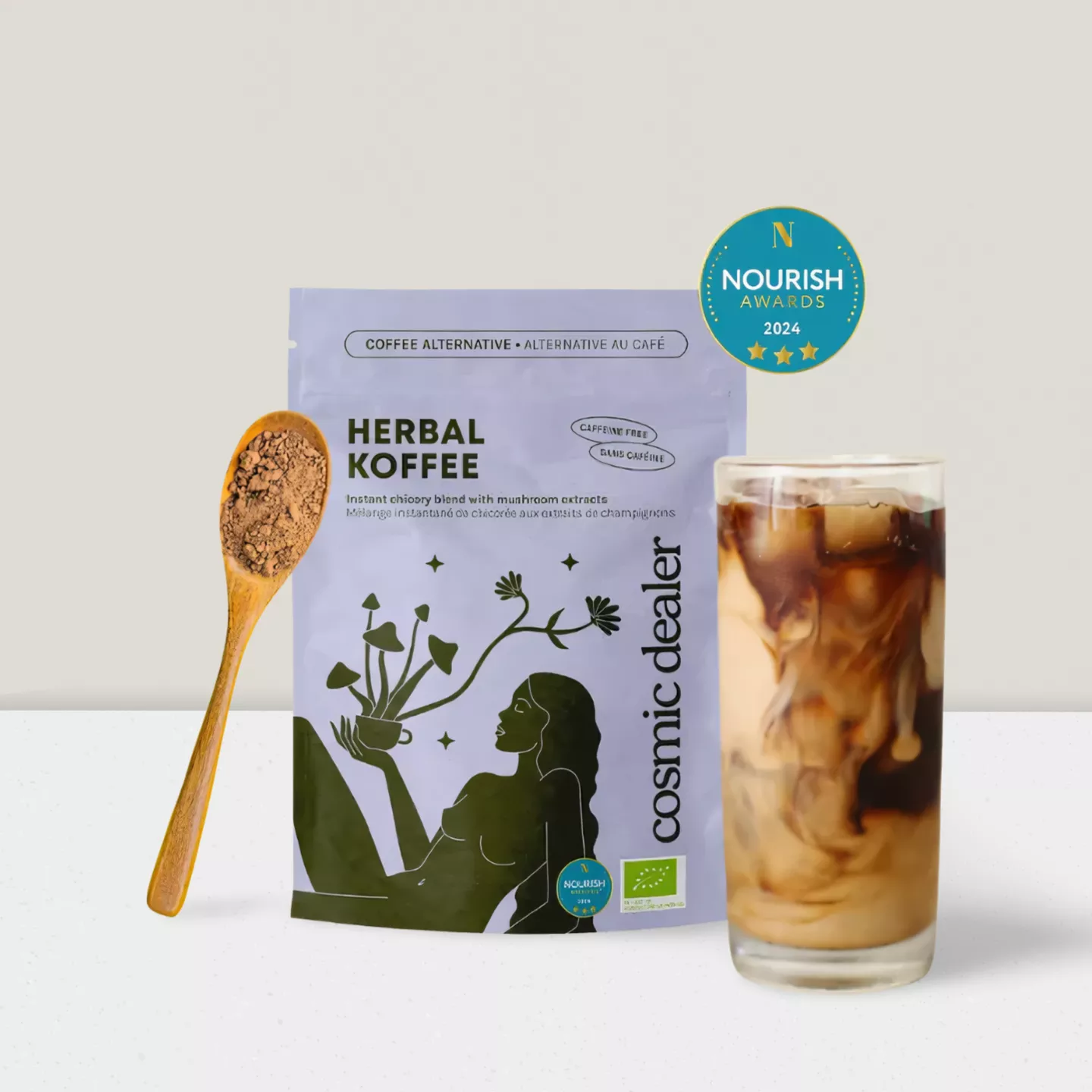 Herbal Koffee - Mélange Chicorée & Maitake - 120gr / Cosmic Dealer