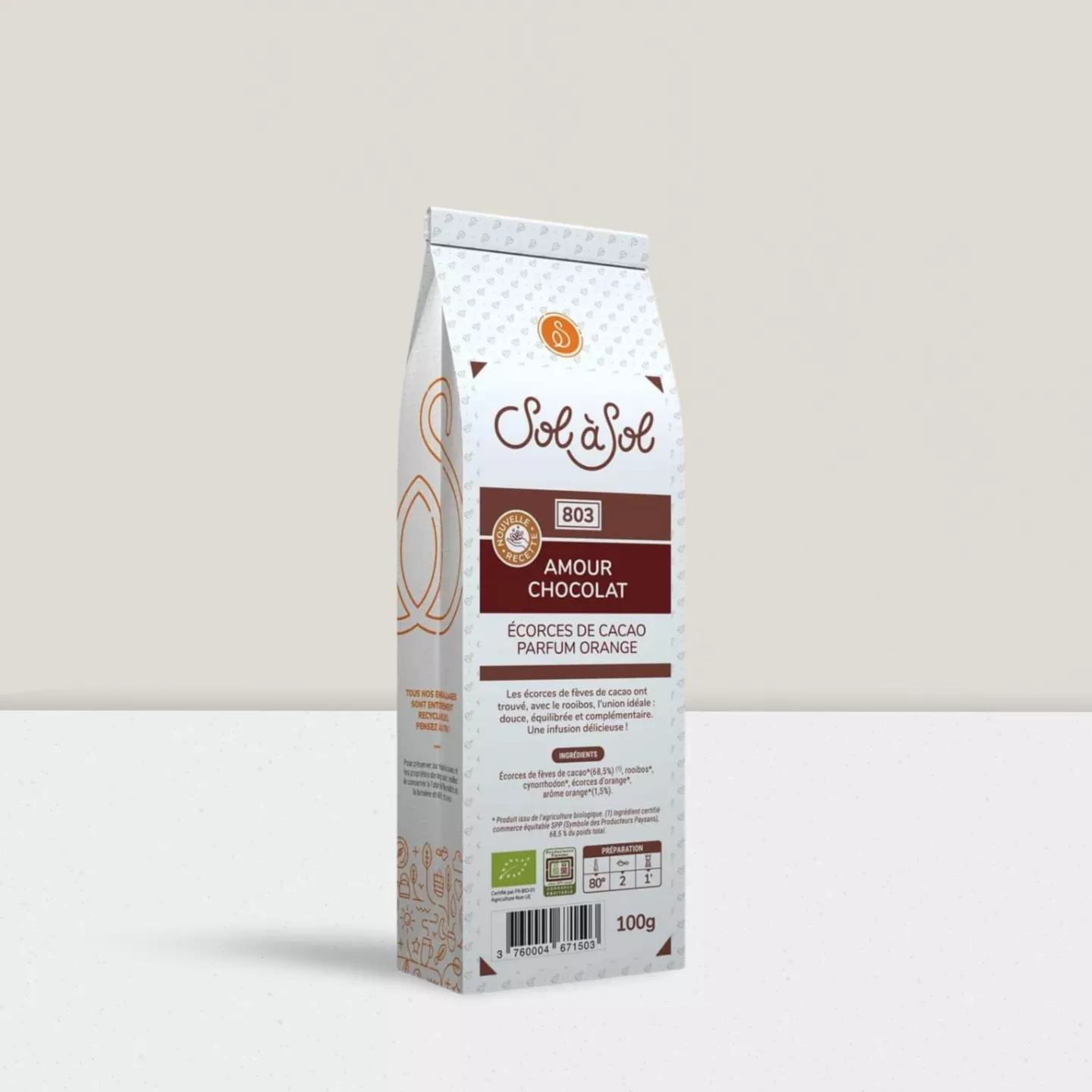 Infusion "Amour Chocolat"- vrac -100gr