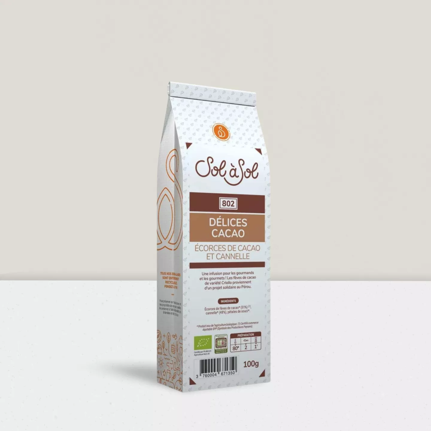 Infusion cacao & cannelle - vrac - 100gr