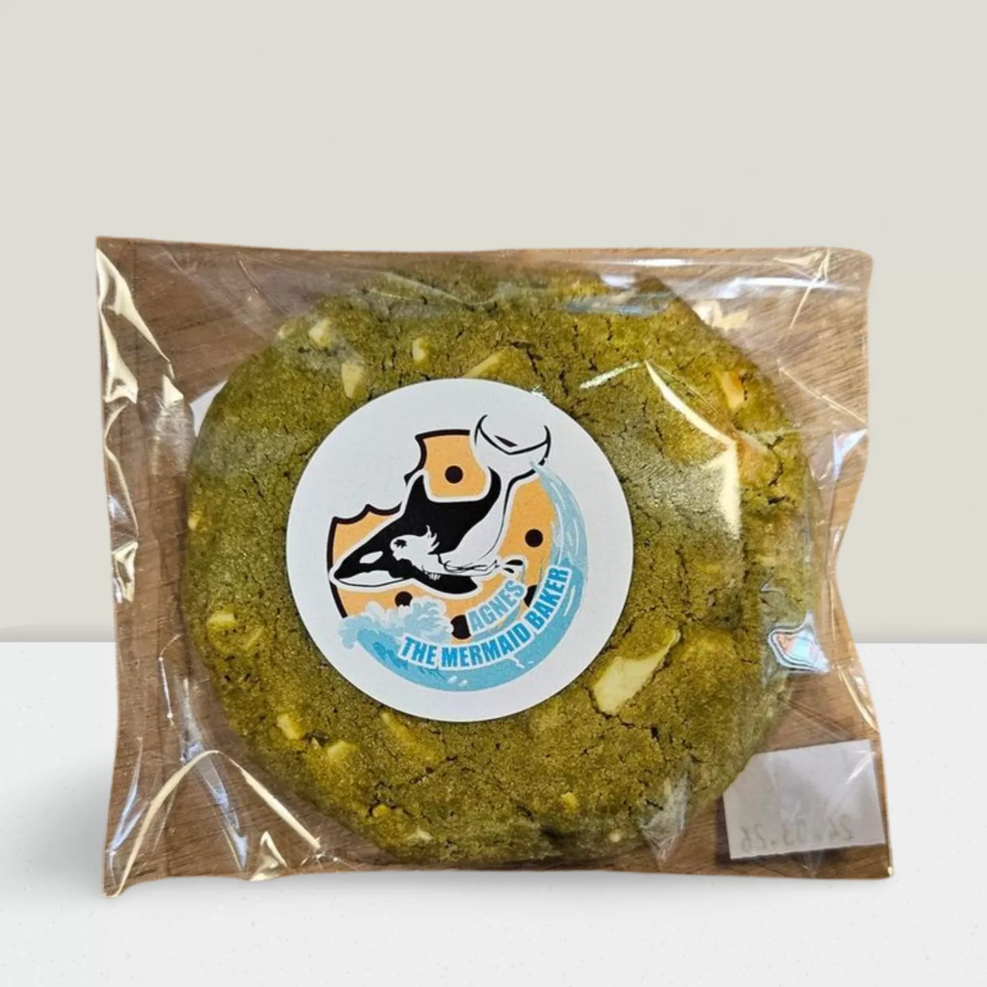 Cookie Matcha & chocolat blanc - 65gr