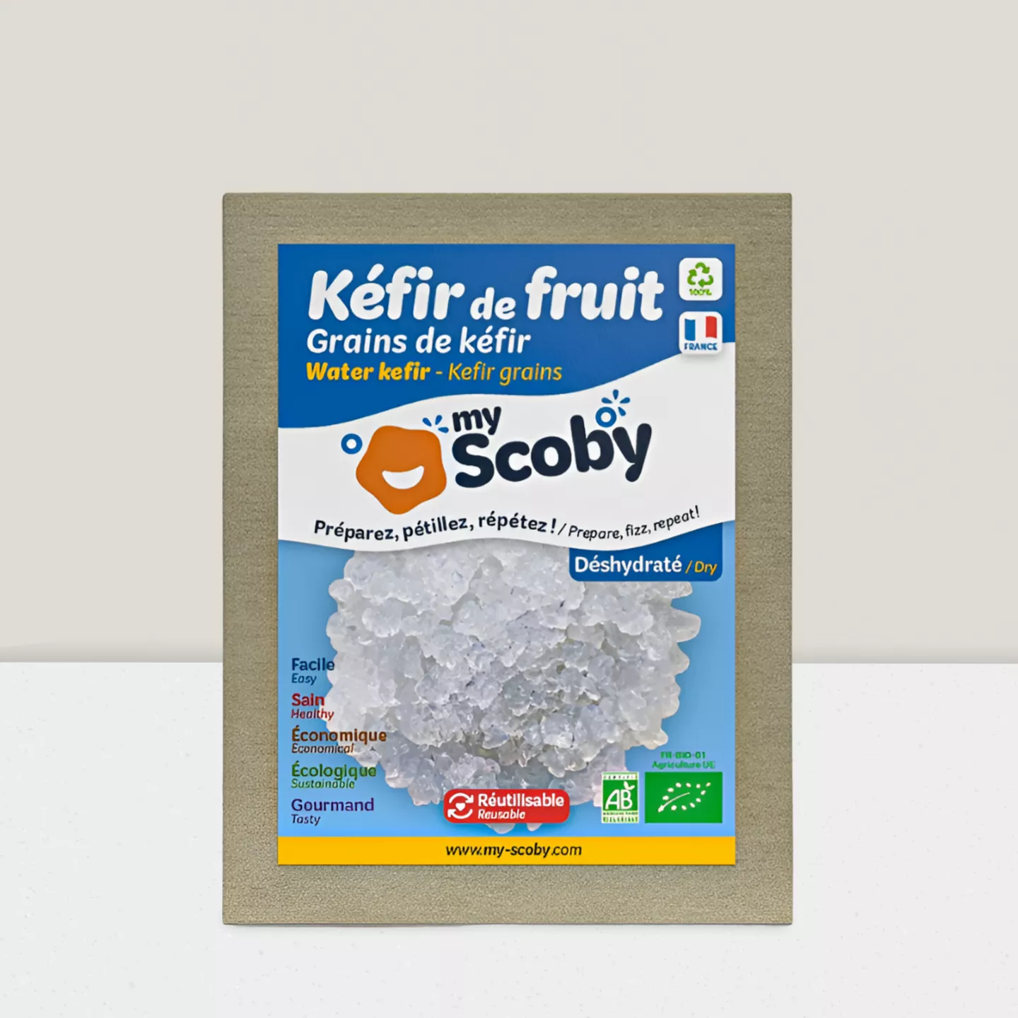 Grains de Kéfir déshydratés BIO