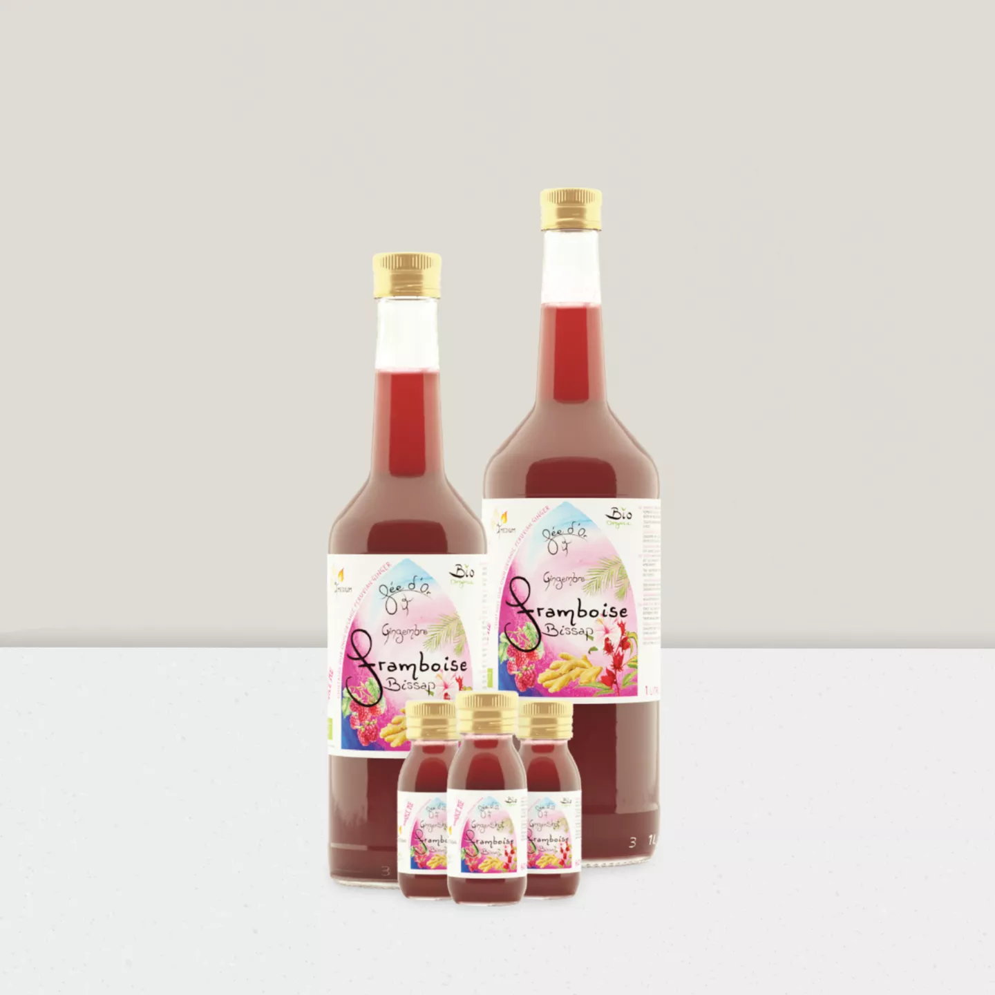 Jus de Gingembre - Framboise Bissap 500ml