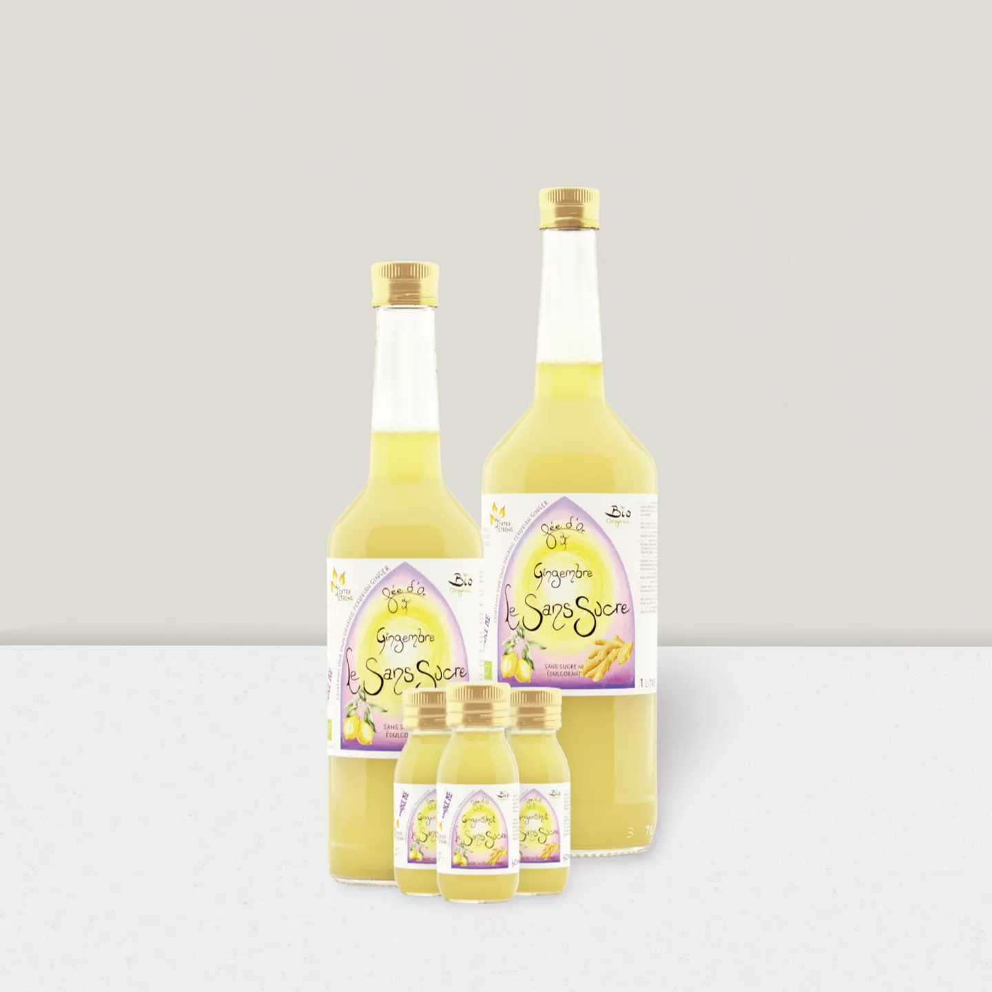 Jus de gingembre SANS SUCRE / 750ml