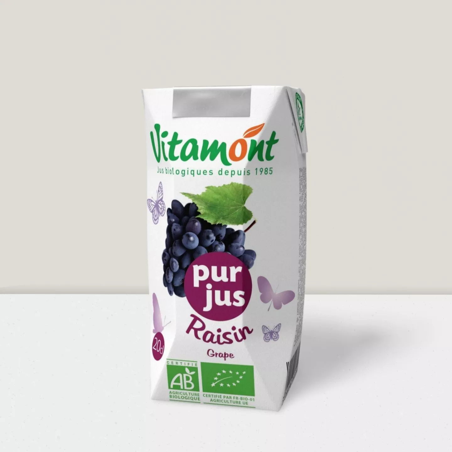Jus de raisin rouge pur 20cl