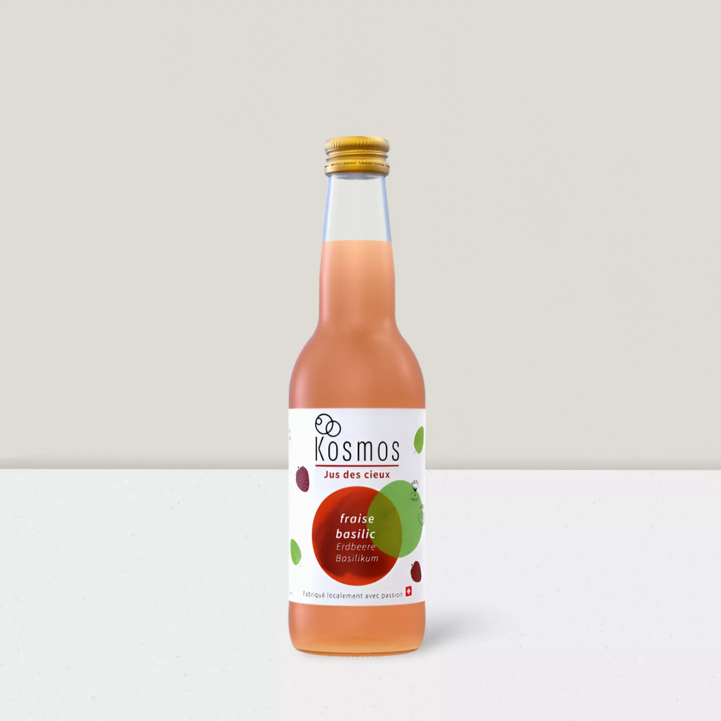 Kéfir de Fruits Fraise - Basilic 33cl