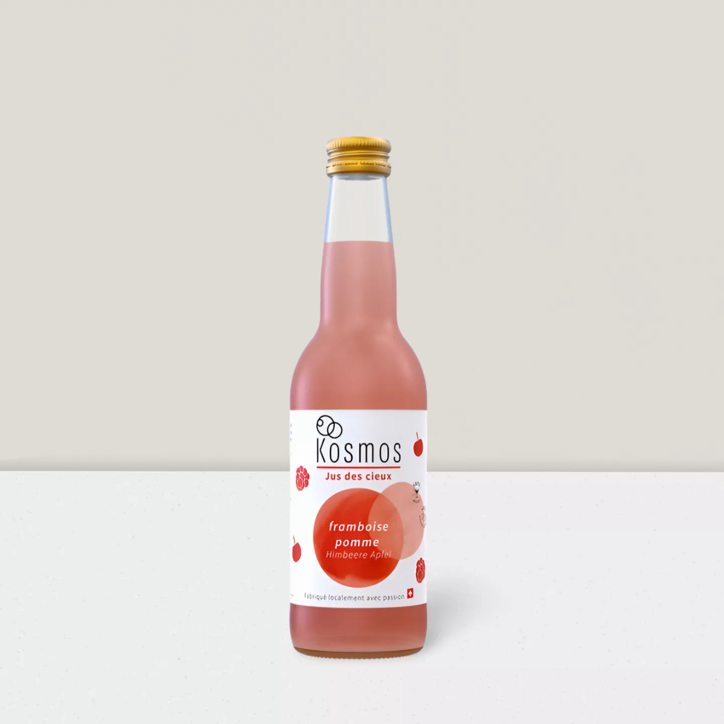 Kéfir de Fruits Pomme - Framboise 33cl