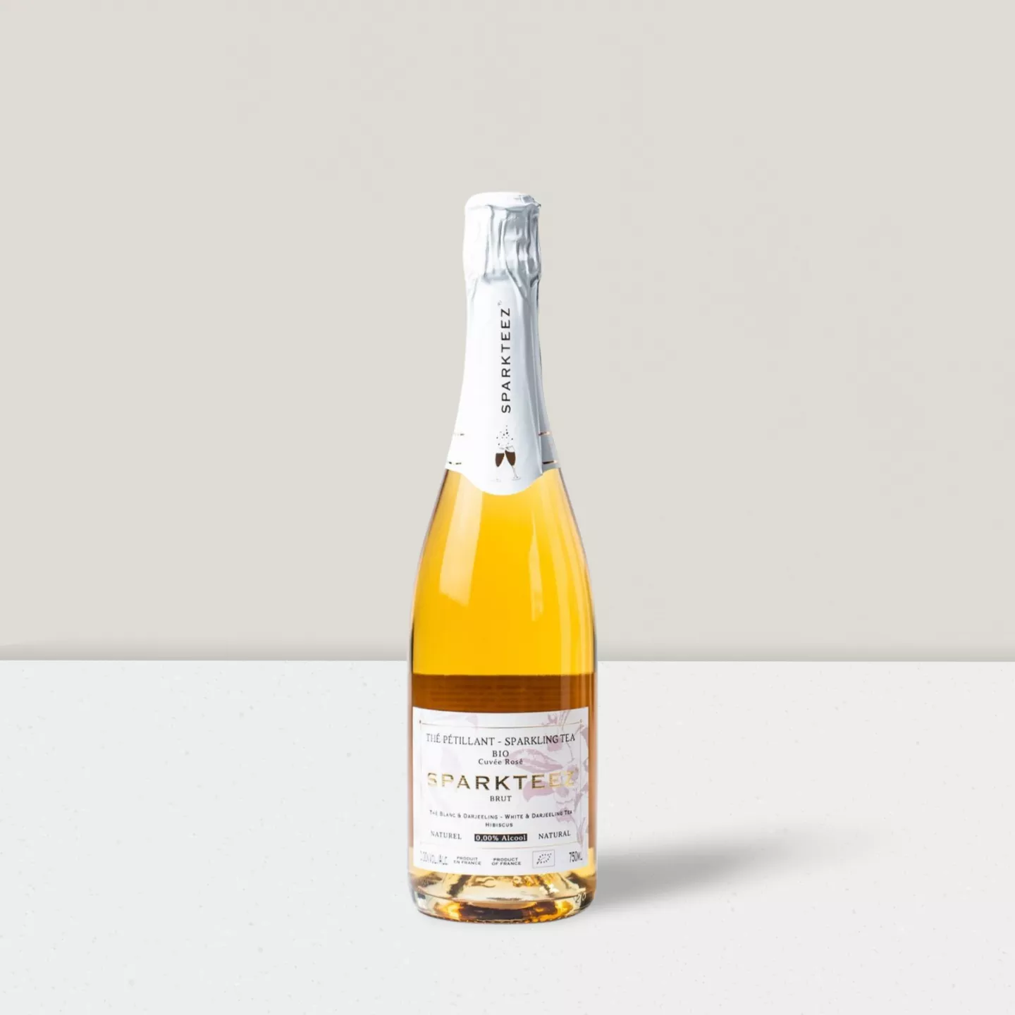Thé pétillant rosé sans alcool 750ml