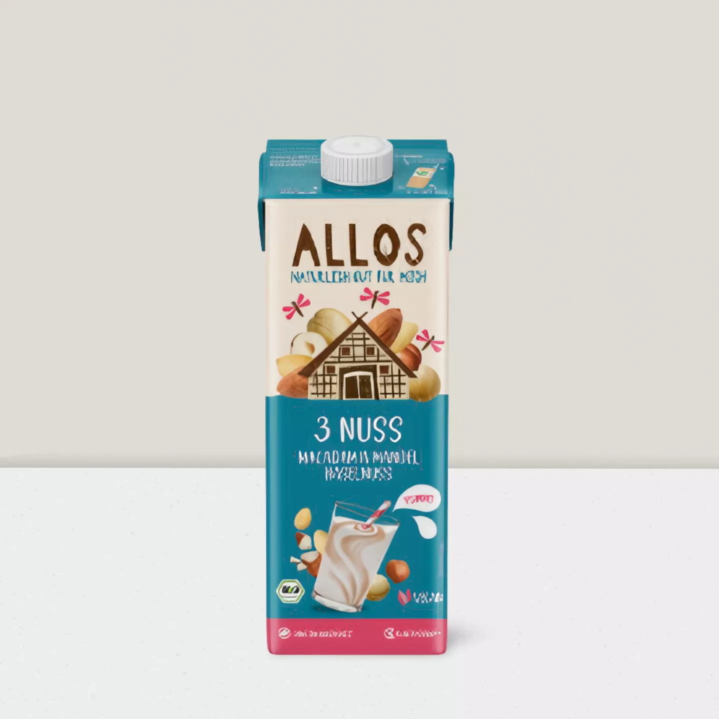 Lait de noix macadamia amandes - 1l
