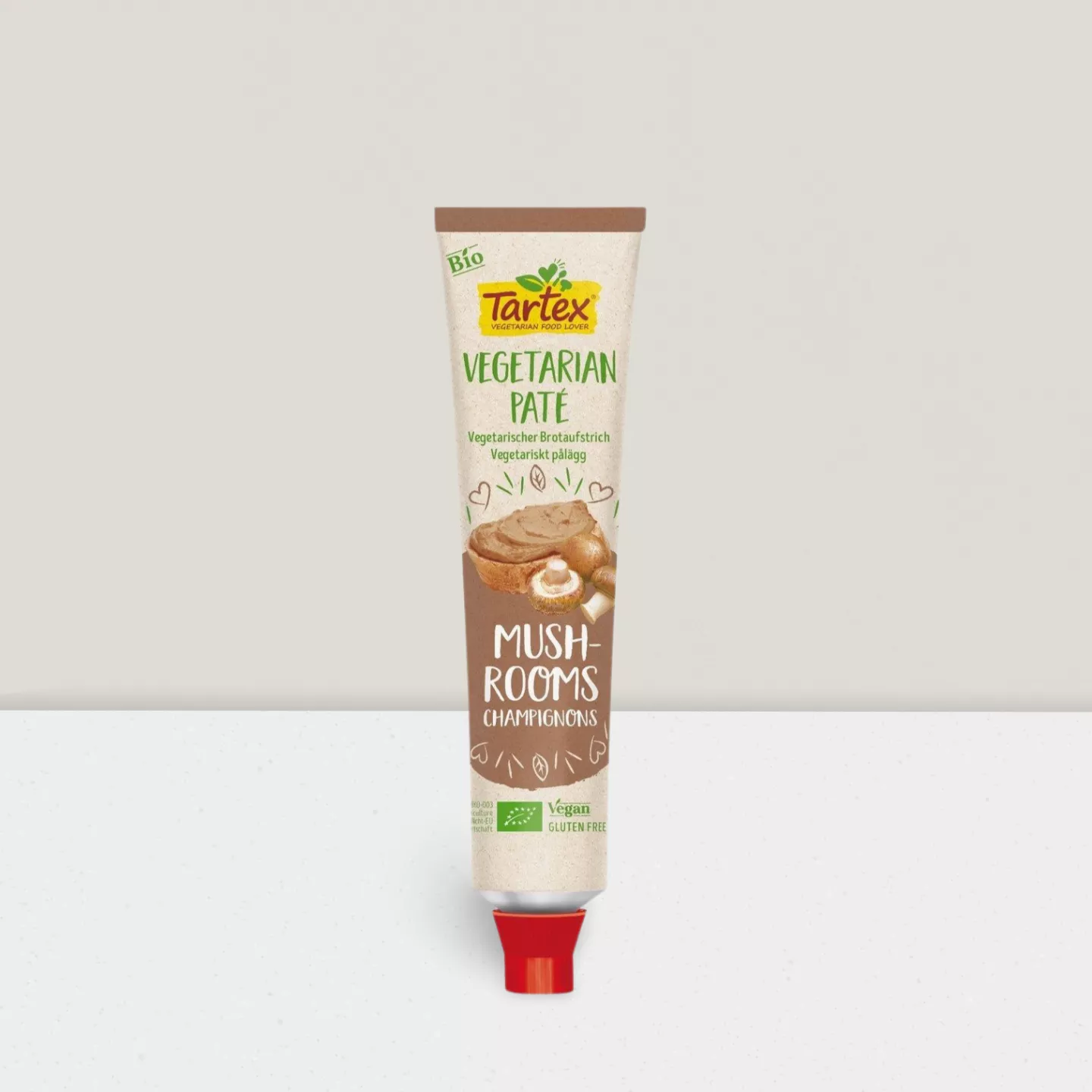 Tartex Pâté tube champignon, bio 200g