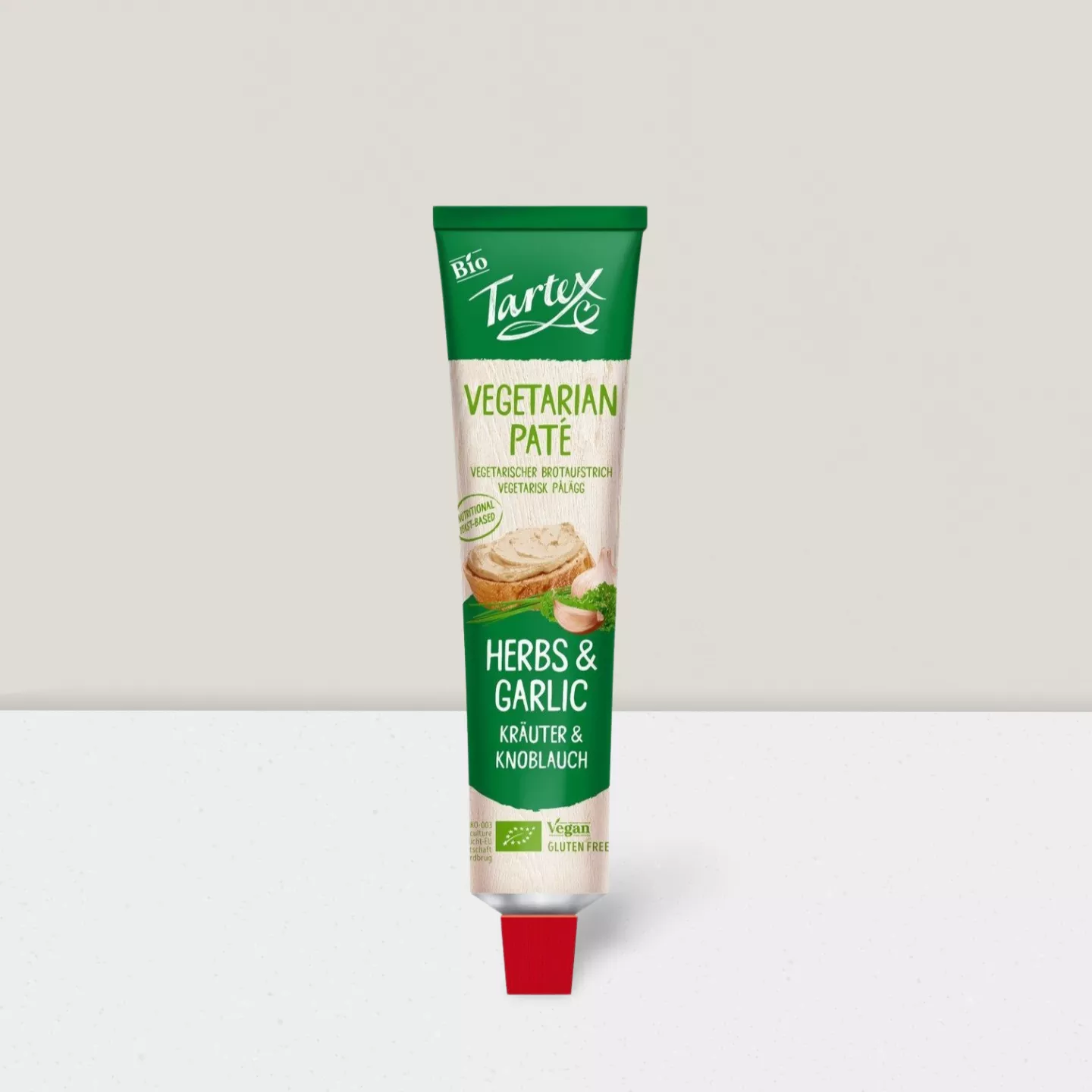 Tartex Pâté tube herbes et ail bio 200g