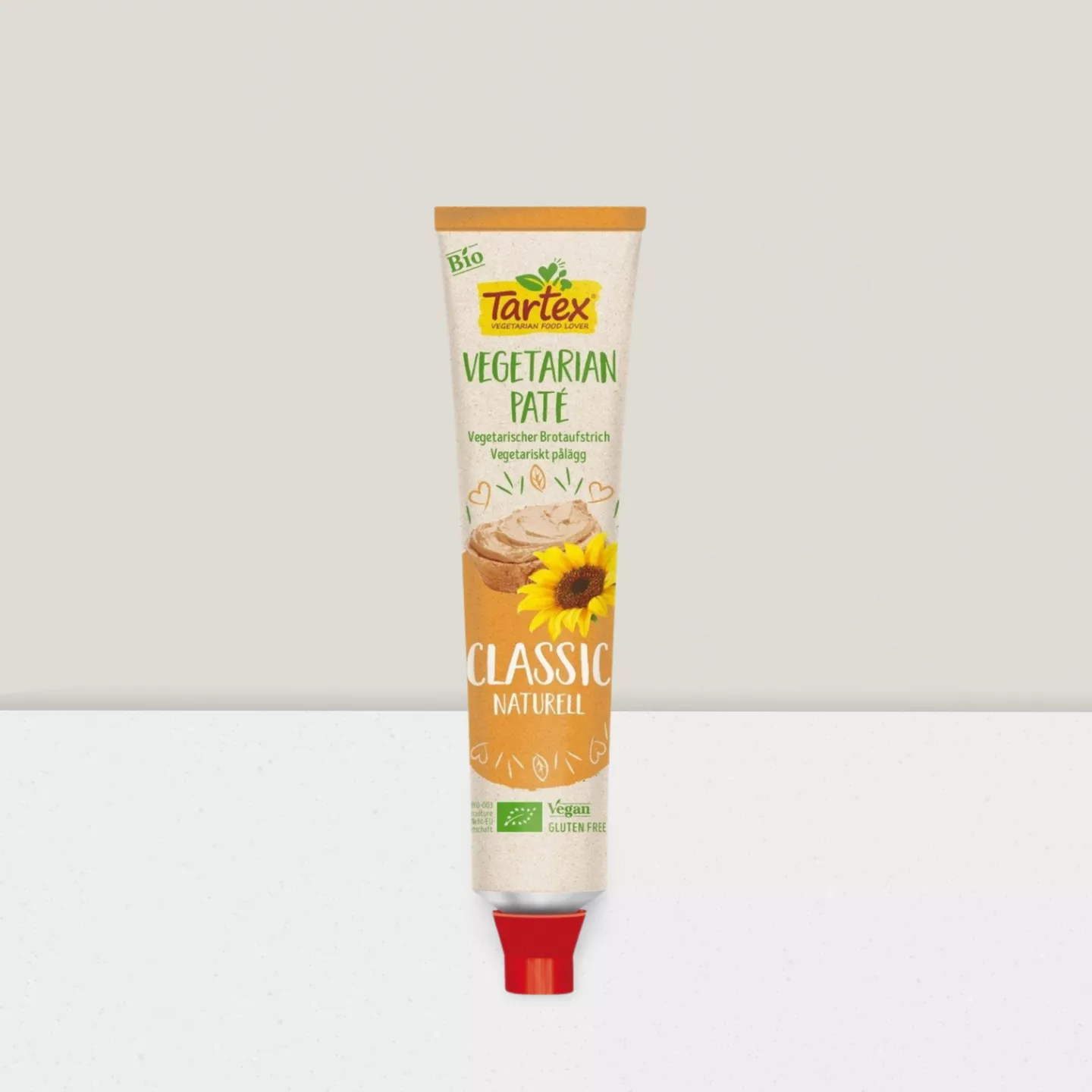 Tartex Pâté tube nature, bio 200g