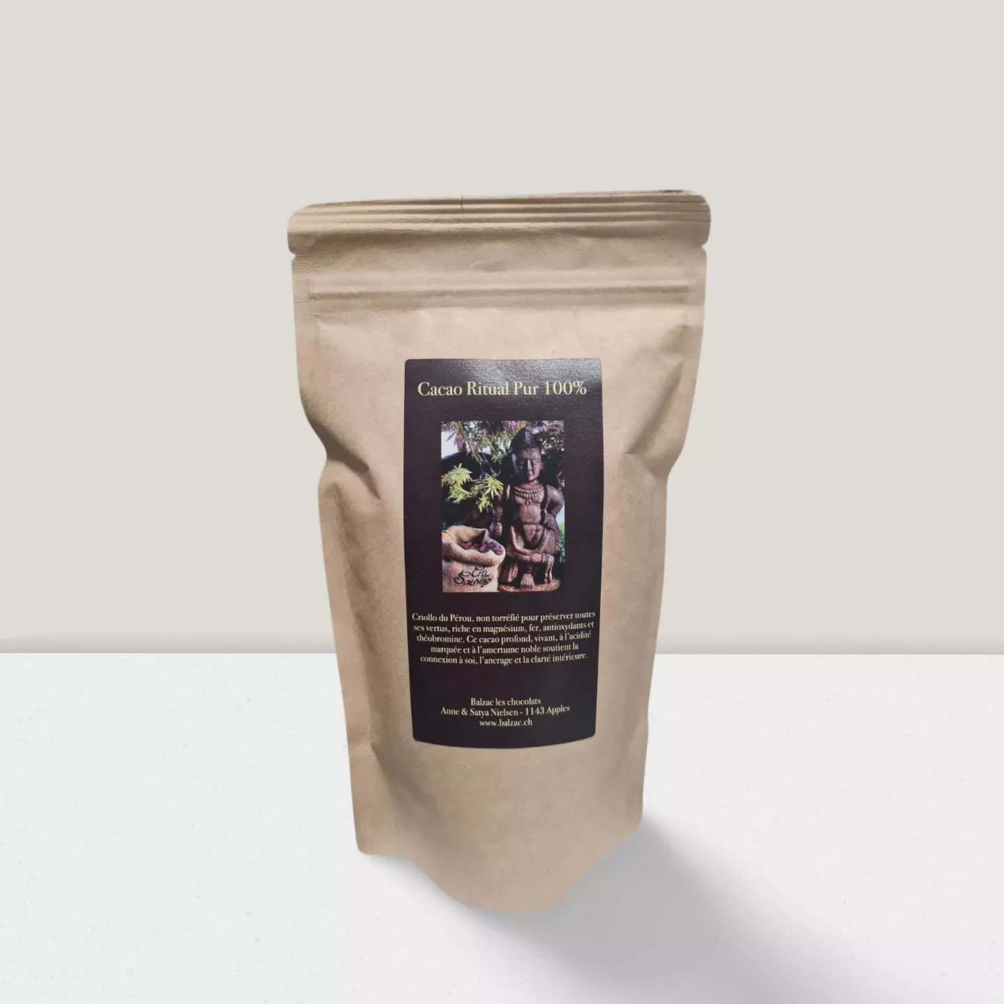 Chocolat chaud - Ritual Pur Cru 100% 250gr