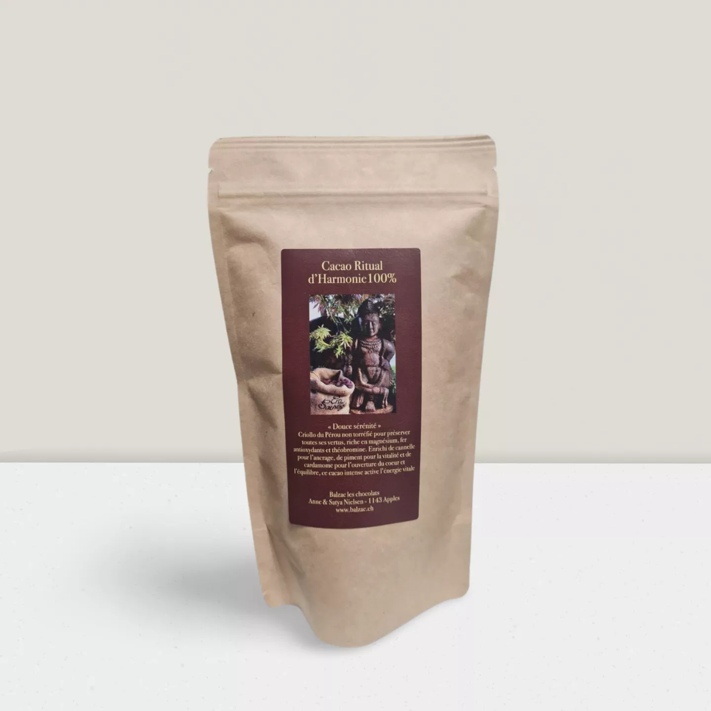 Chocolat chaud - Ritual d'Harmonie Cru 100% - 250gr
